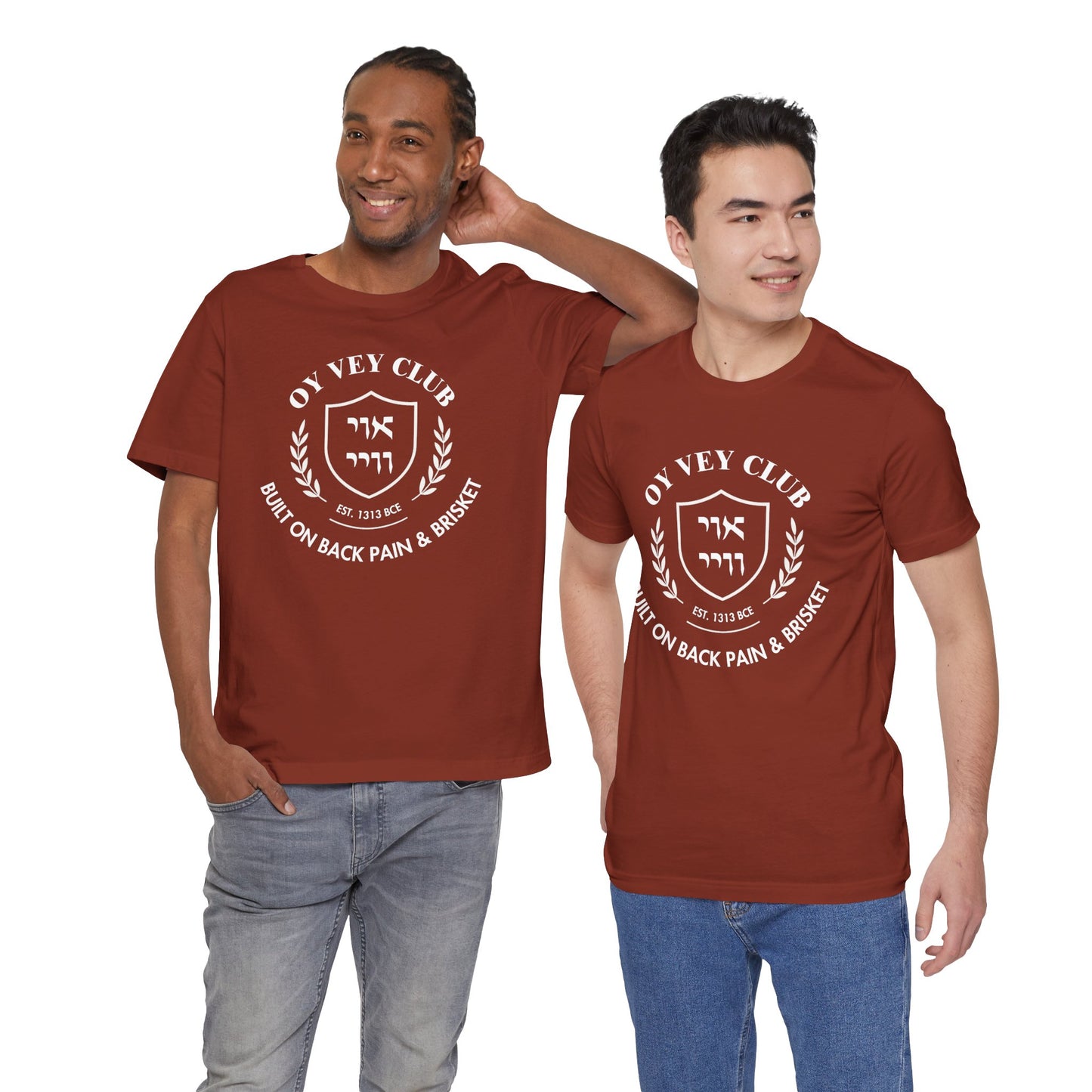 OY VEY CLUB Jewish Pride Unisex Tee Shirt