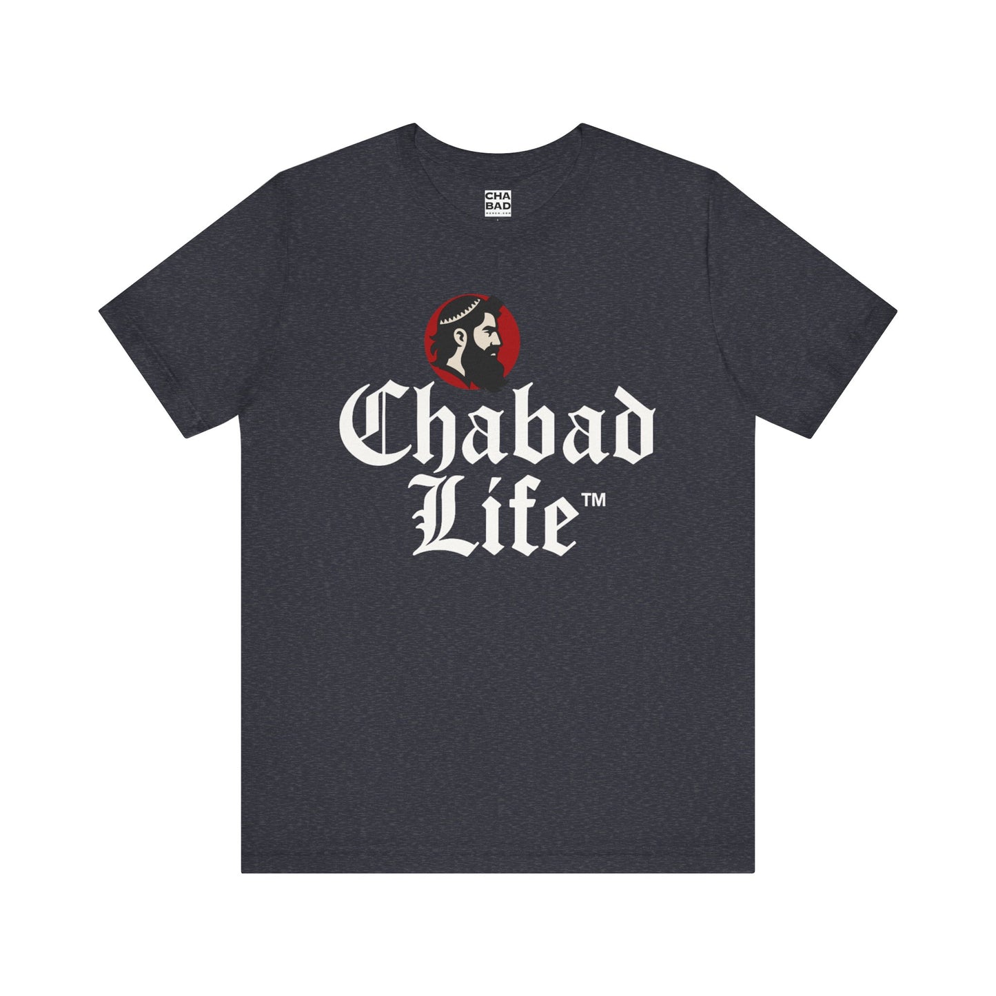 Chabad Life Unisex Jersey Tee (red logo)