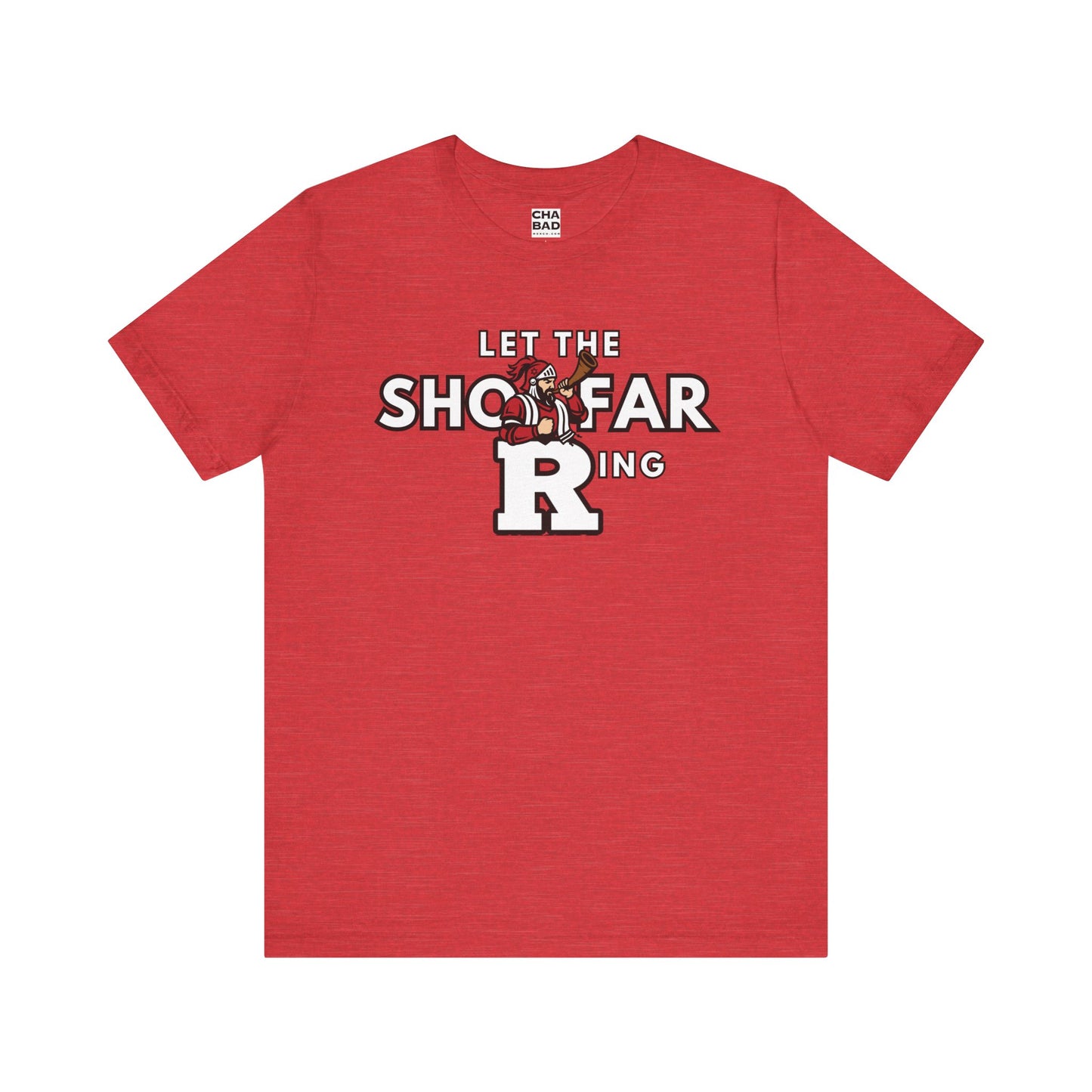 Rutgers Unisex Jersey Tee - "Let the Shofar Ring"