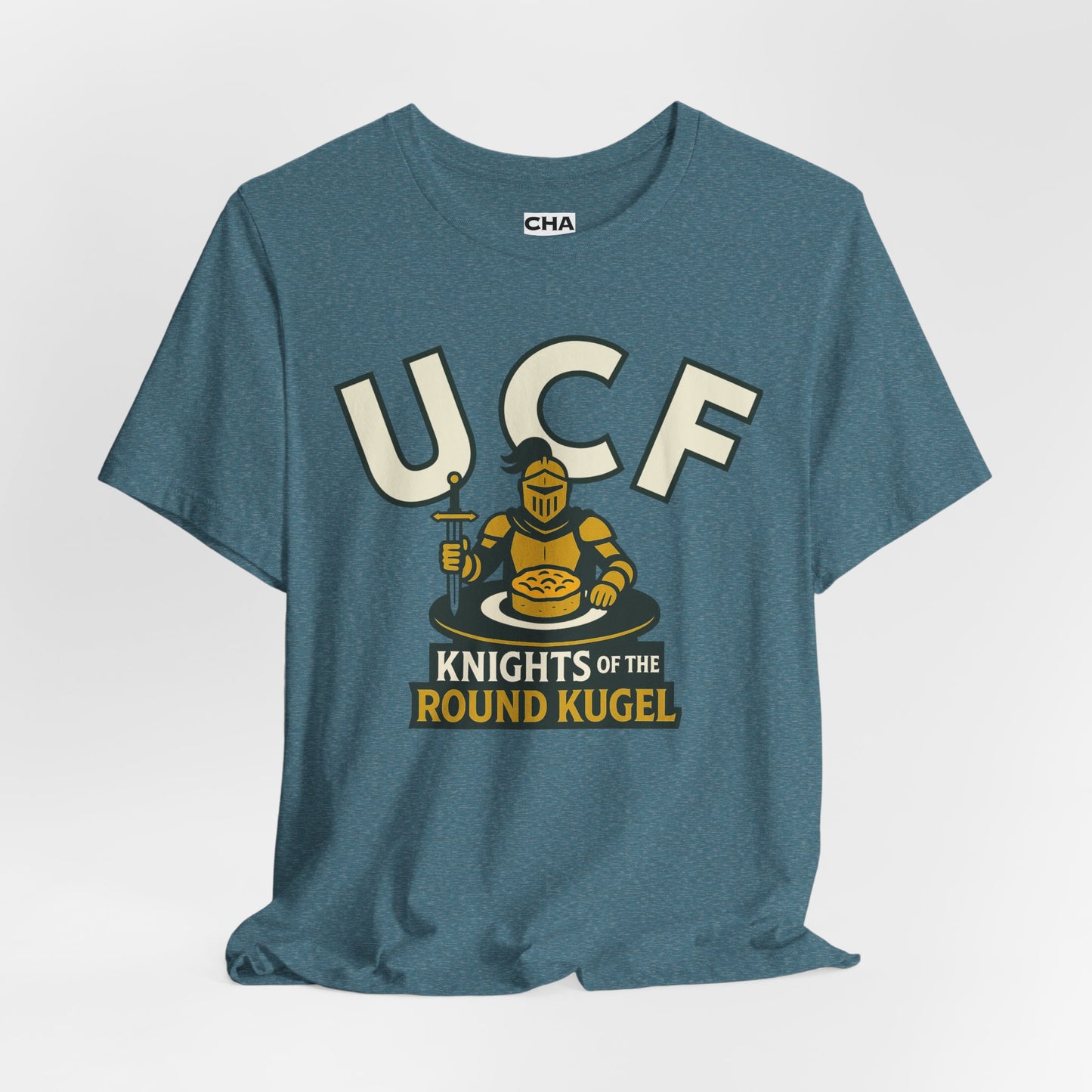 UCF Unisex Jersey Tee - "Knights of the round kugel"