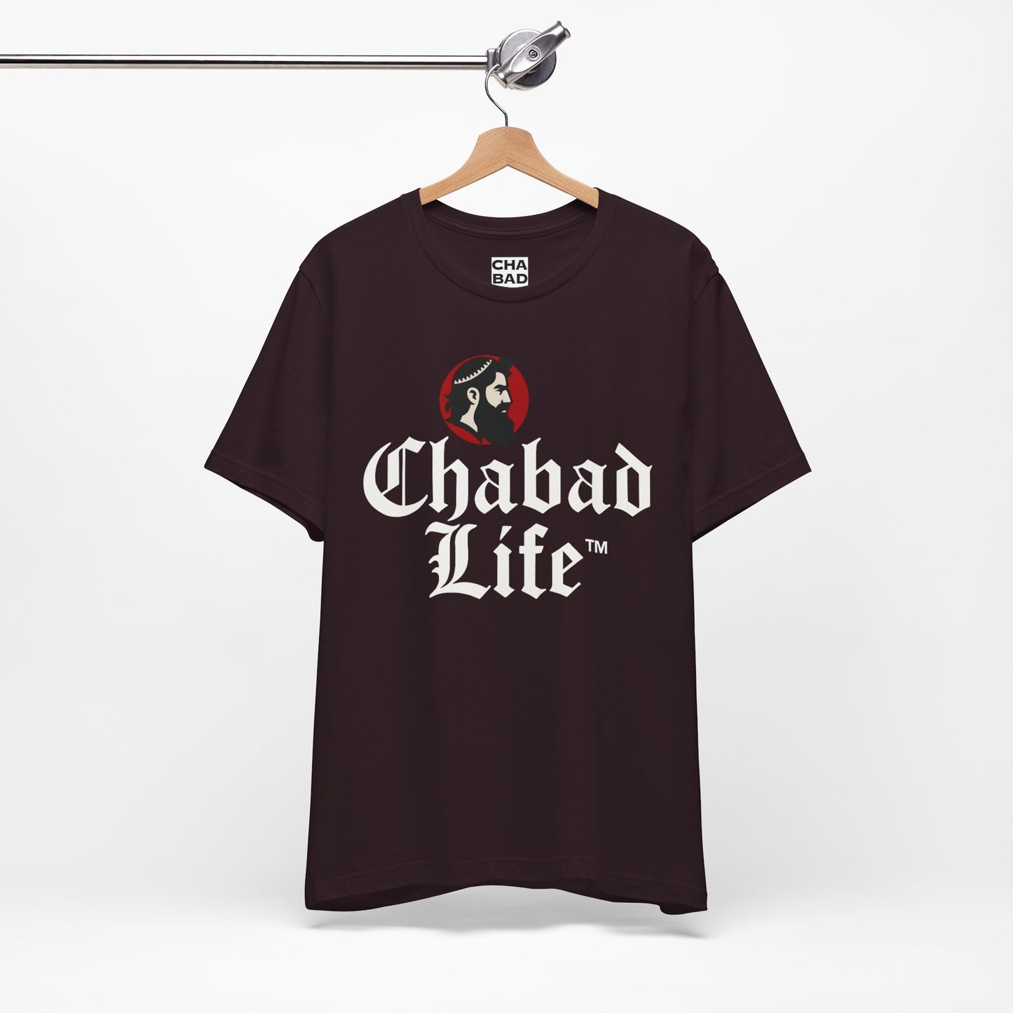 Chabad Life Unisex Jersey Tee (red logo)