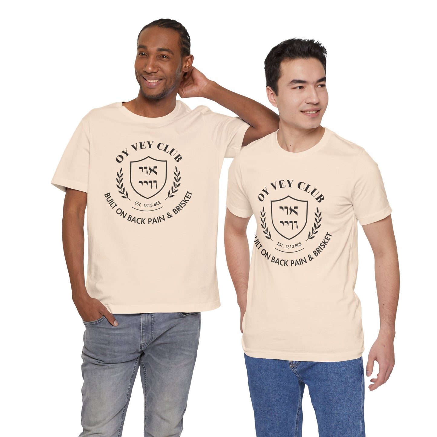 OY VEY CLUB Jewish Pride Unisex Tee Shirt