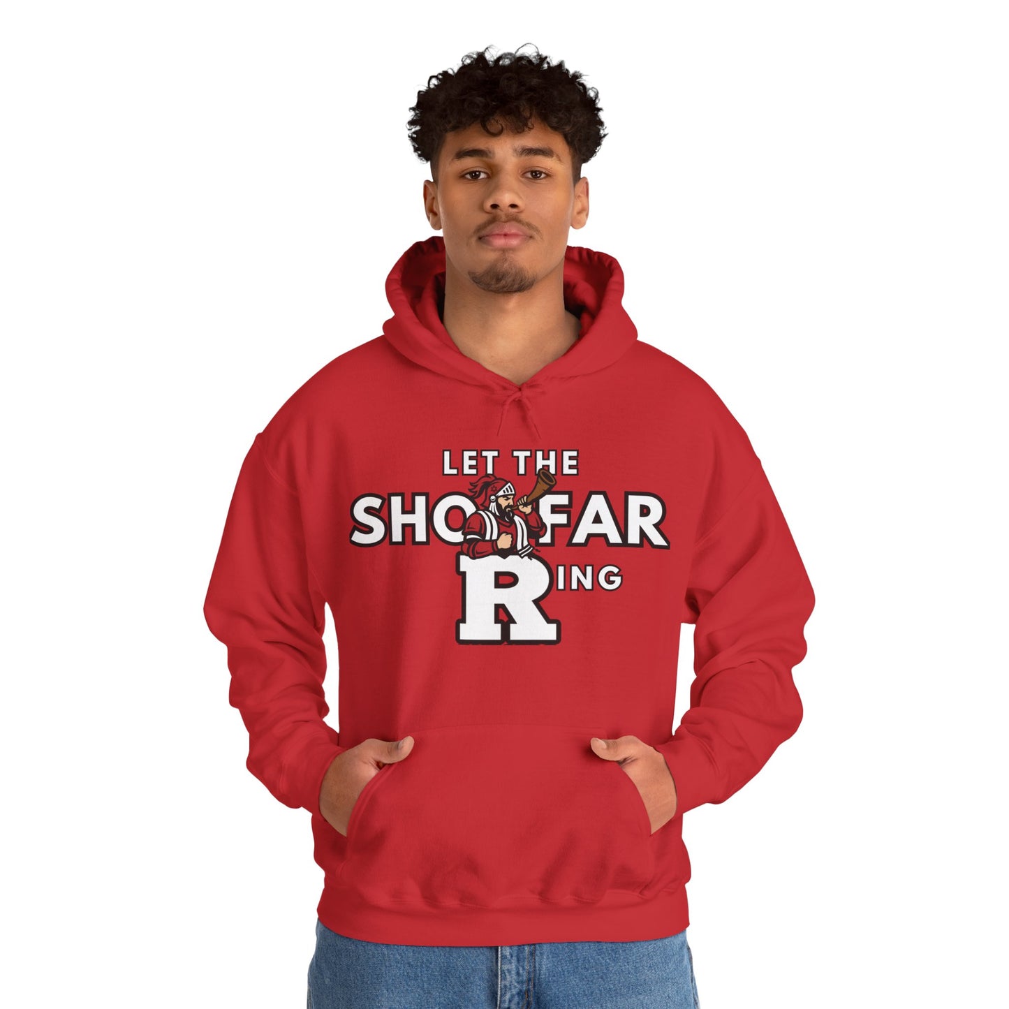 Rutgers (Unisex) hoodie - "Let the Shofar ring!" - Jewish Pride