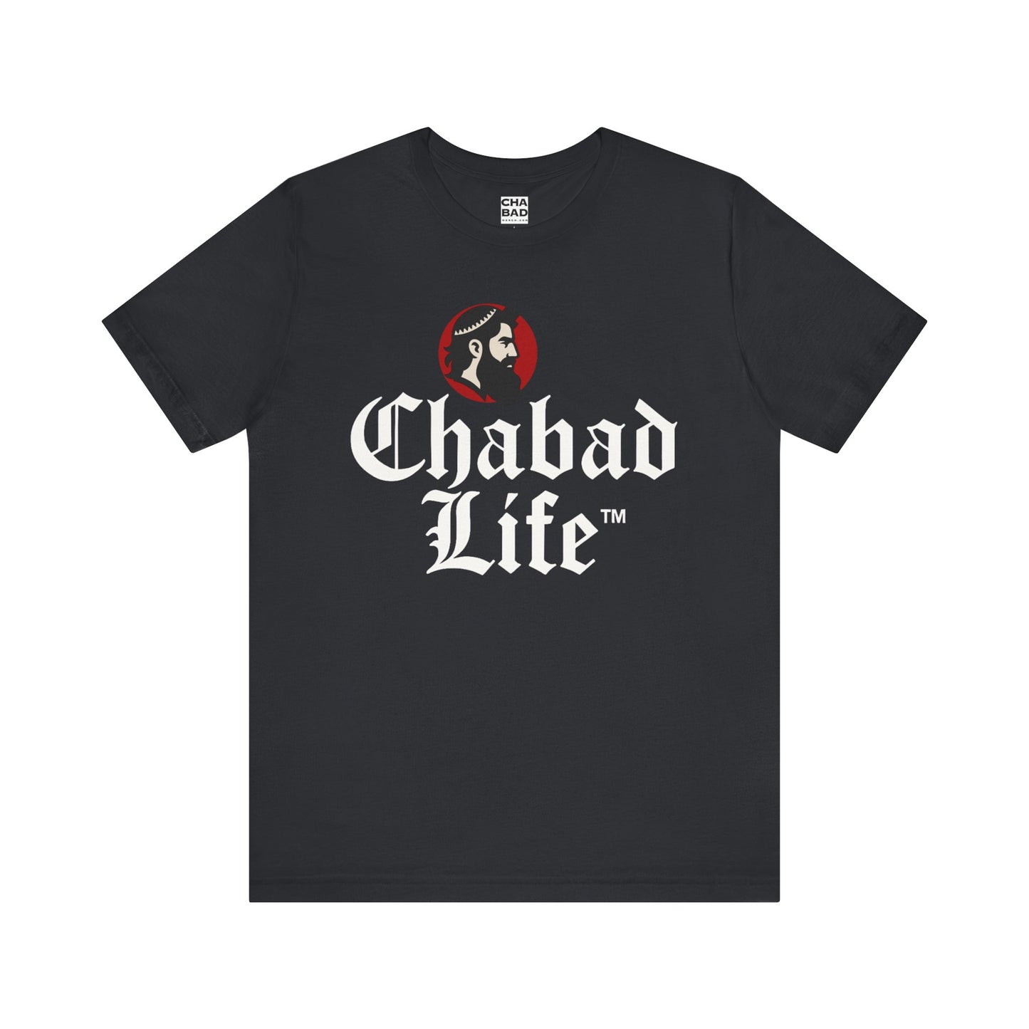 Chabad Life Unisex Jersey Tee (red logo)