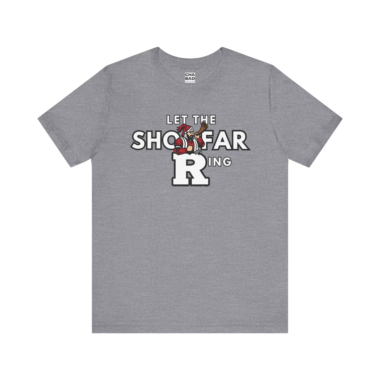 Rutgers Unisex Jersey Tee - "Let the Shofar Ring"