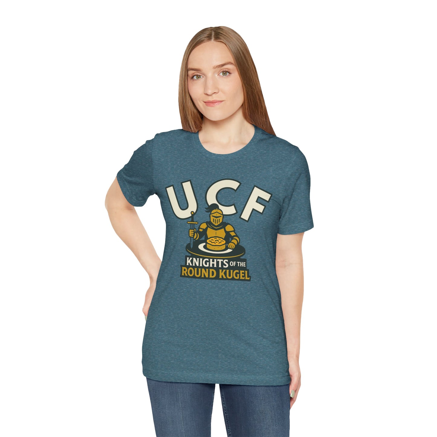 UCF Unisex Jersey Tee - "Knights of the round kugel"