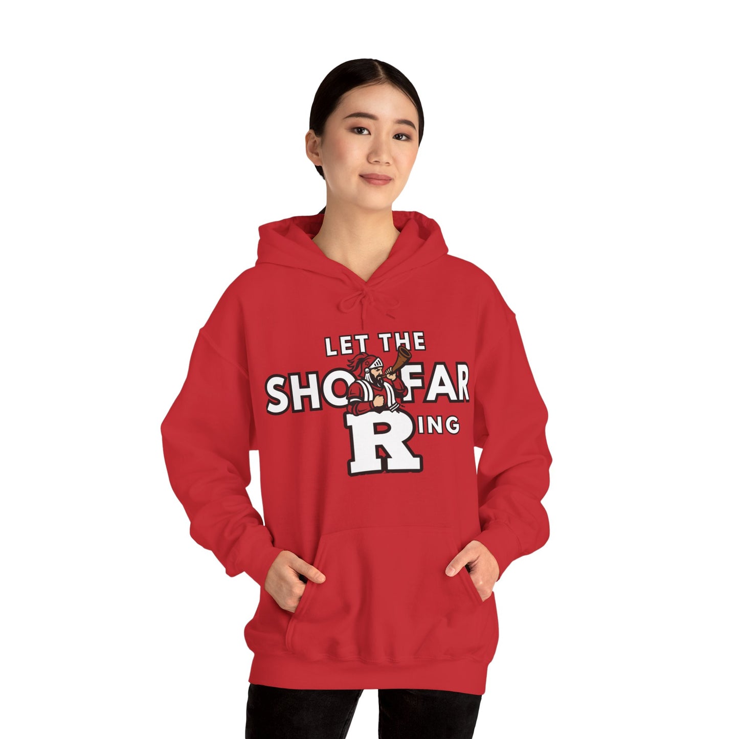 Rutgers (Unisex) hoodie - "Let the Shofar ring!" - Jewish Pride