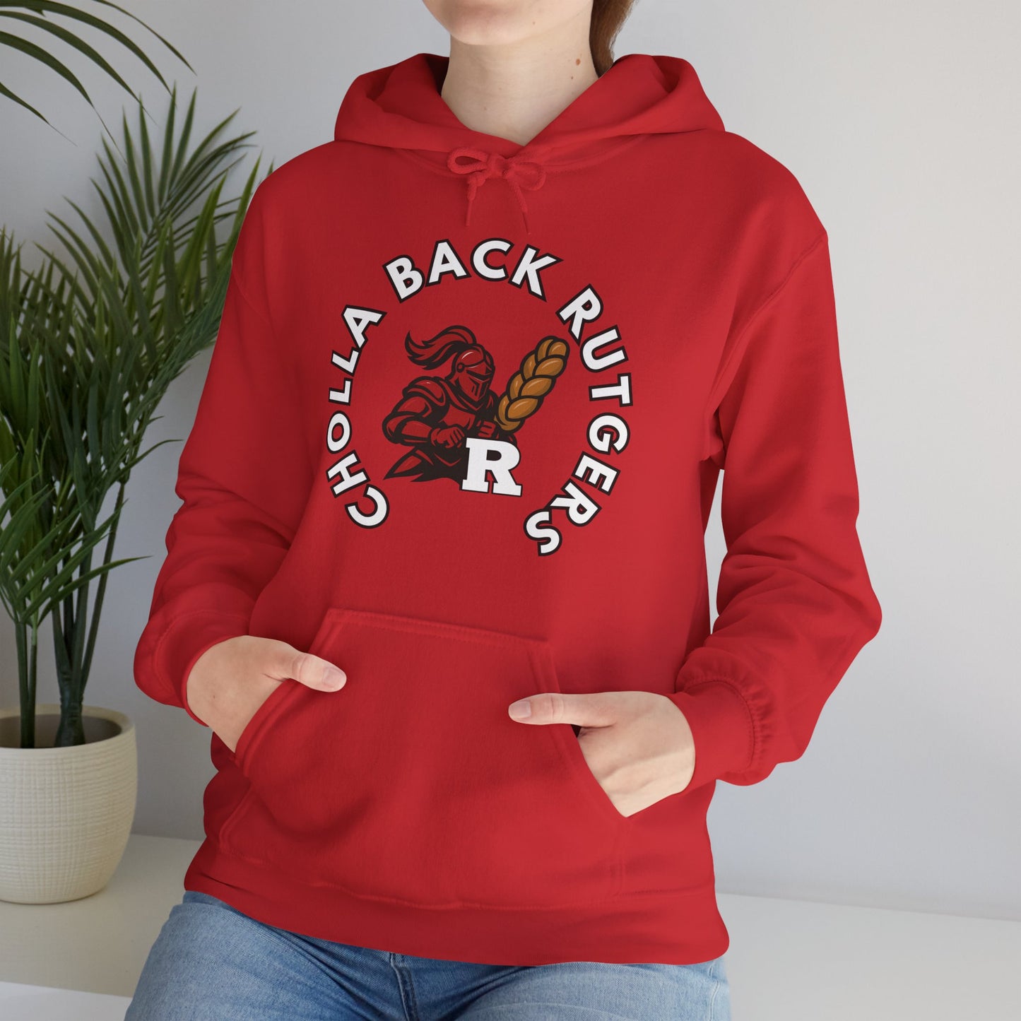 Rutgers (Unisex) hoodie - "C-holla back" - Jewish Pride