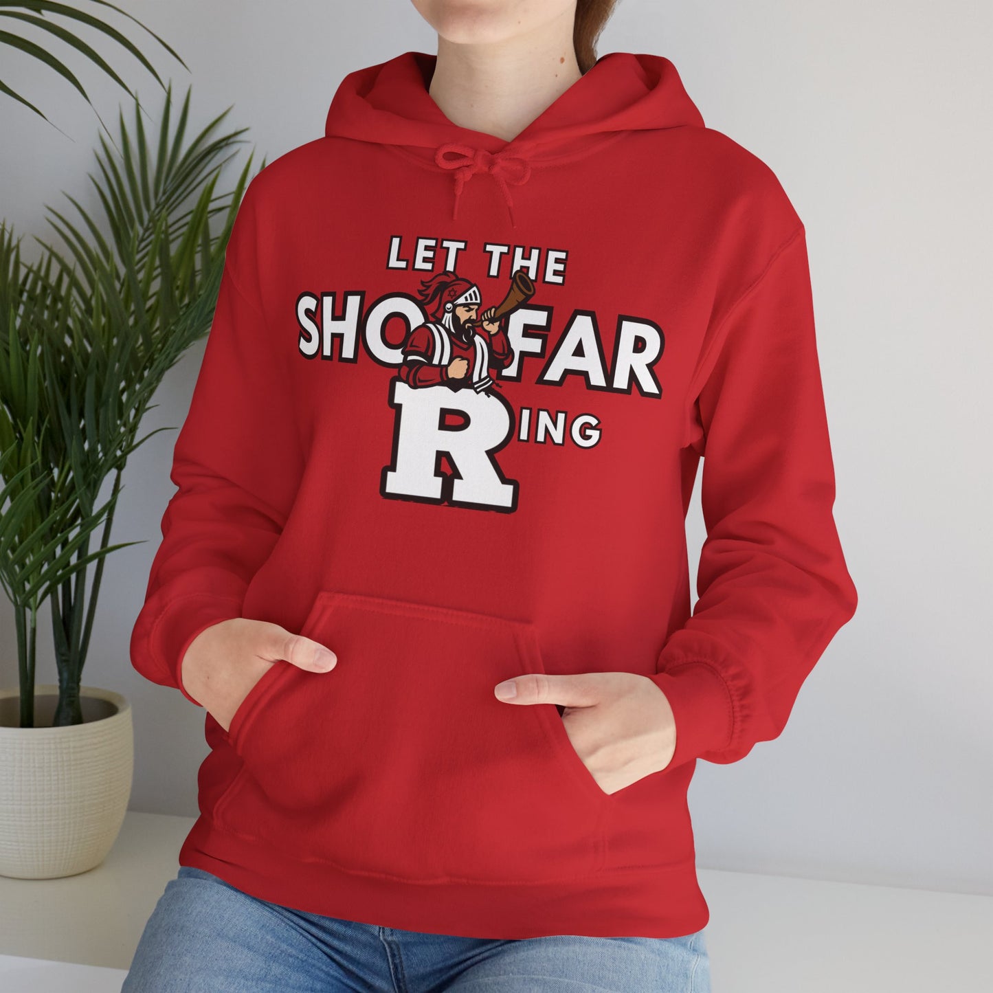 Rutgers (Unisex) hoodie - "Let the Shofar ring!" - Jewish Pride