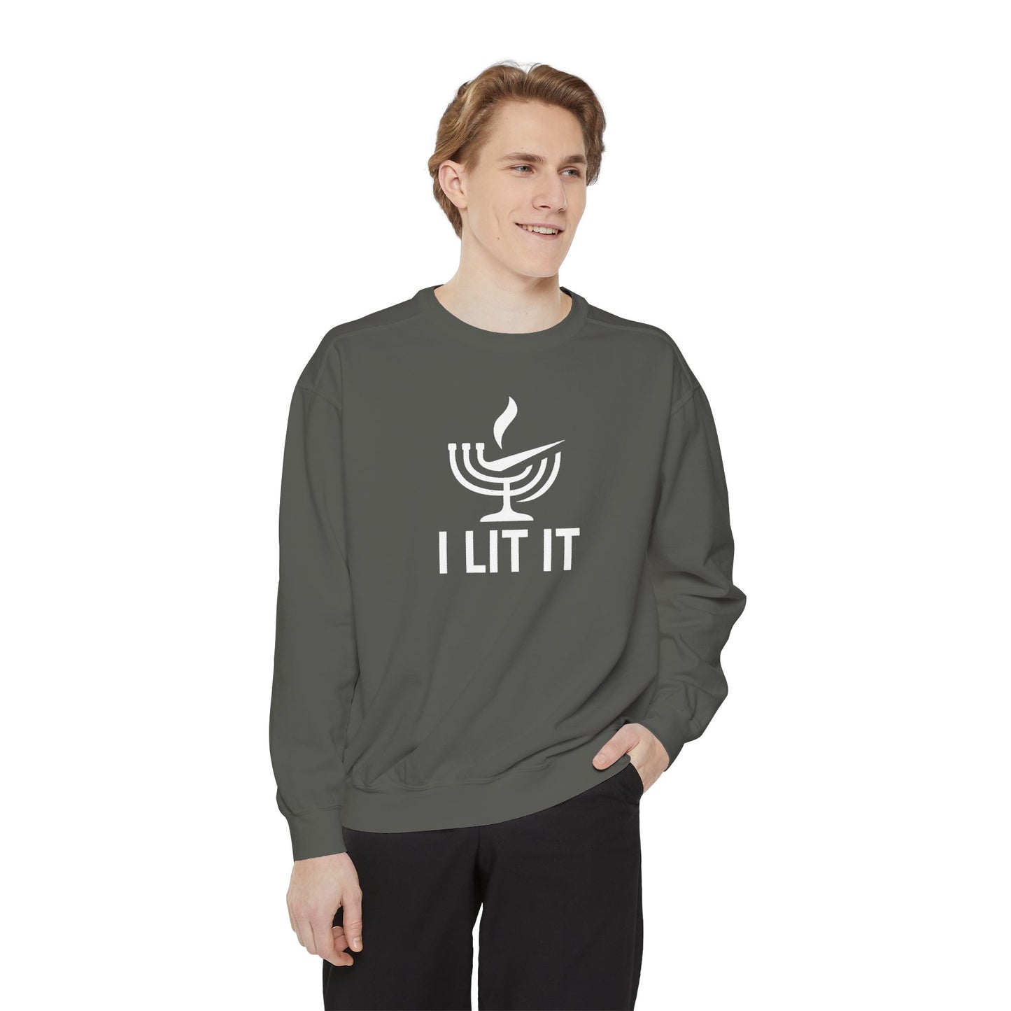 Get Lit Nike - Zero Chill - Hannukah Swag Comfy Unisex Sweatshirt