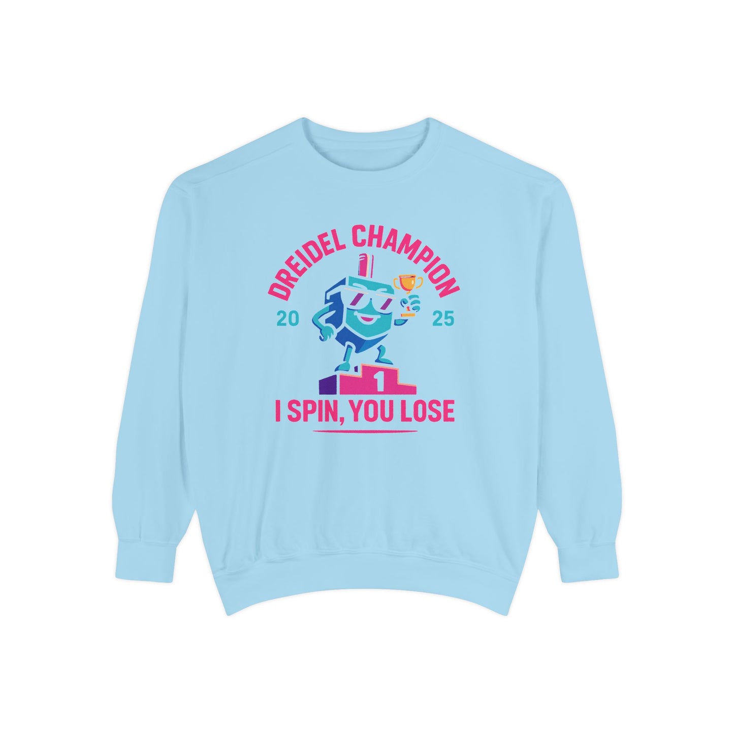 Dreidel Champion - Hannukah Swag Comfy Unisex Sweatshirt