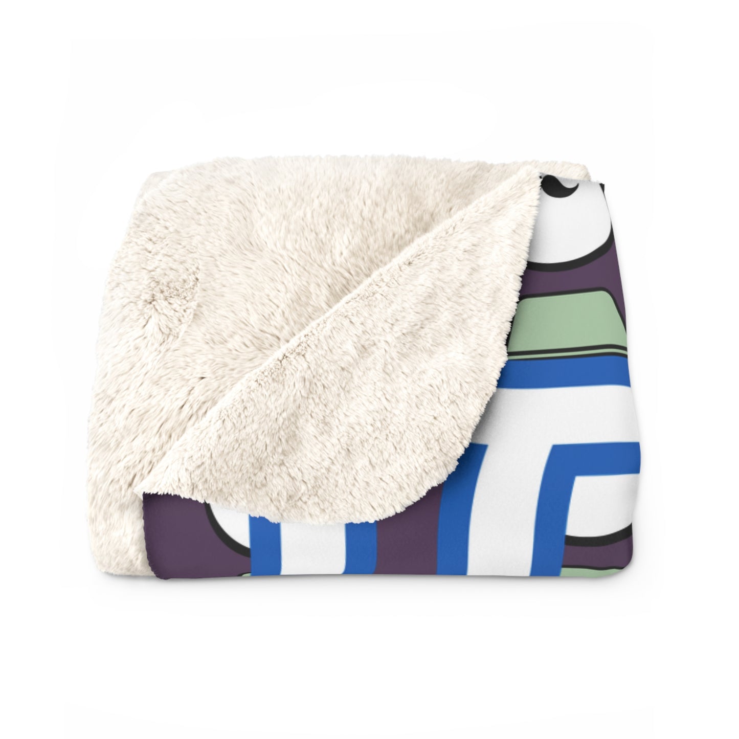 Custom Chai Soft Sherpa Fleece Blanket