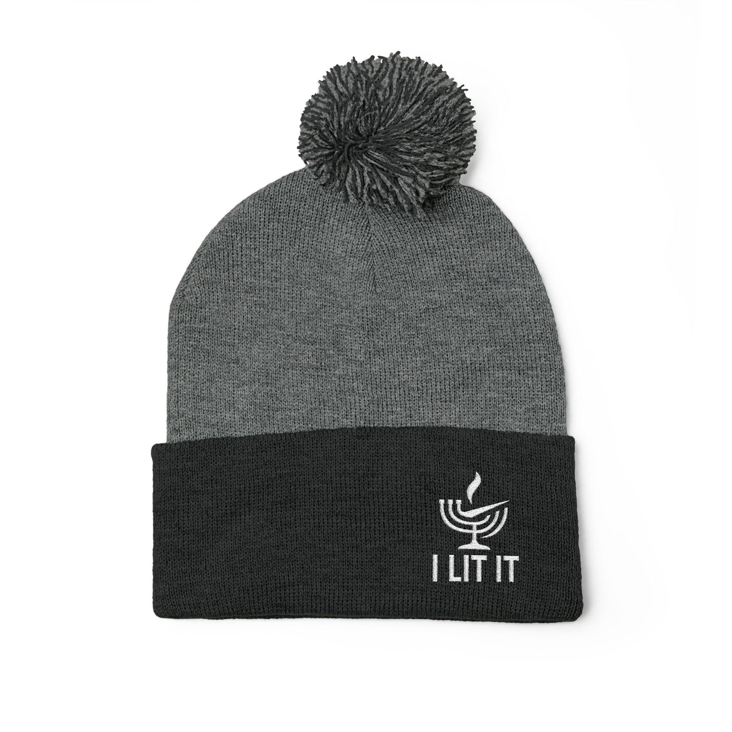 I LIT IT — Cozy Winter Beanie Unisex