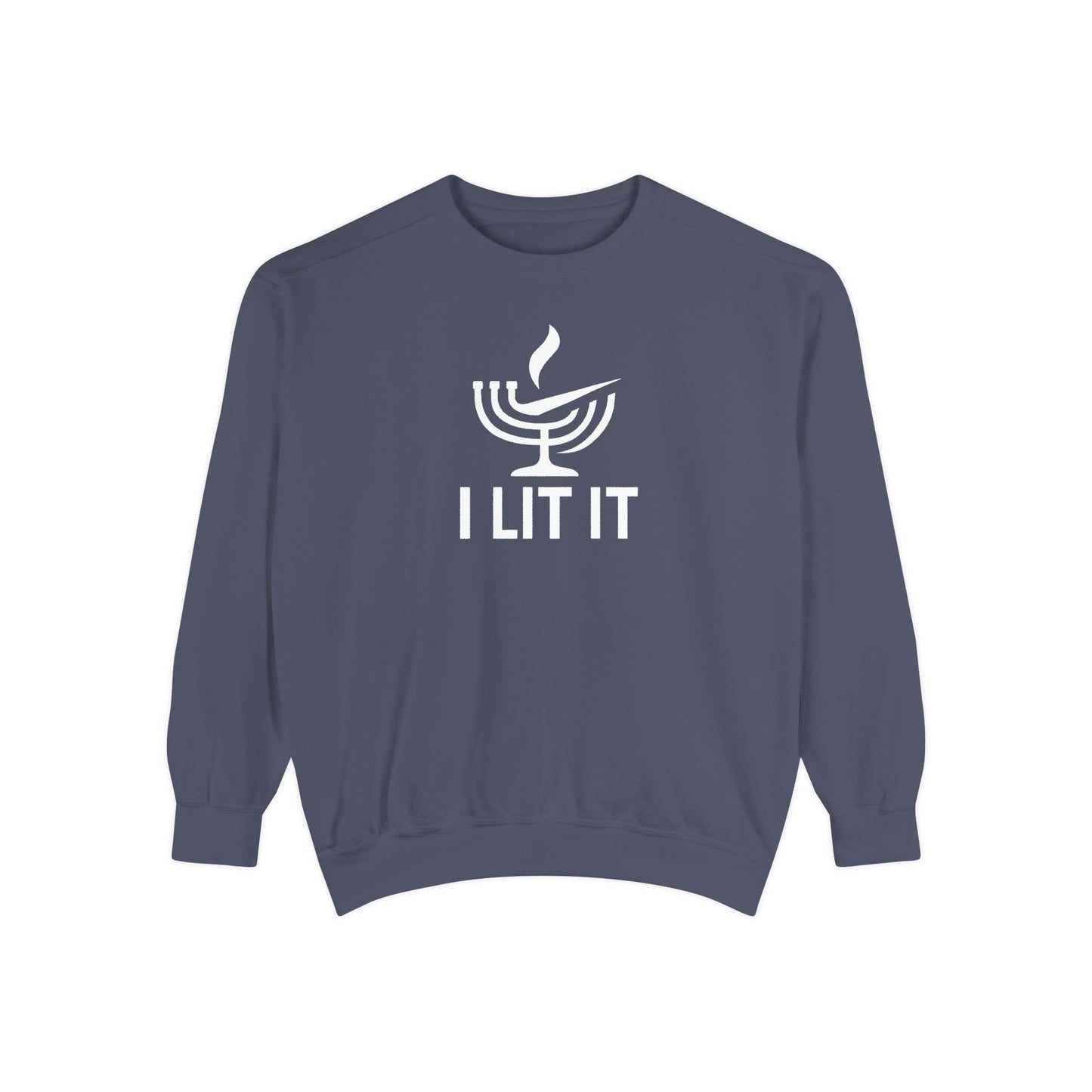 Get Lit Nike - Zero Chill - Hannukah Swag Comfy Unisex Sweatshirt