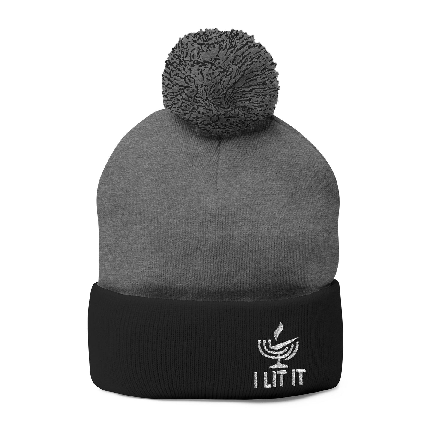 I LIT IT — Cozy Winter Beanie Unisex