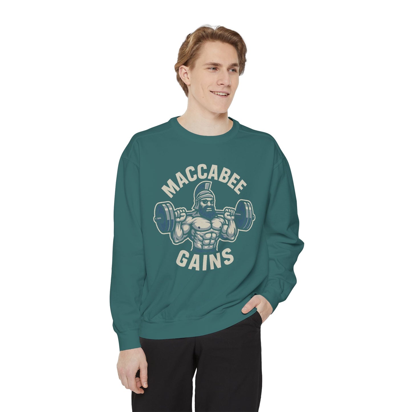 Maccabee Gains - Hannukah Swag Comfy Unisex Sweatshirt