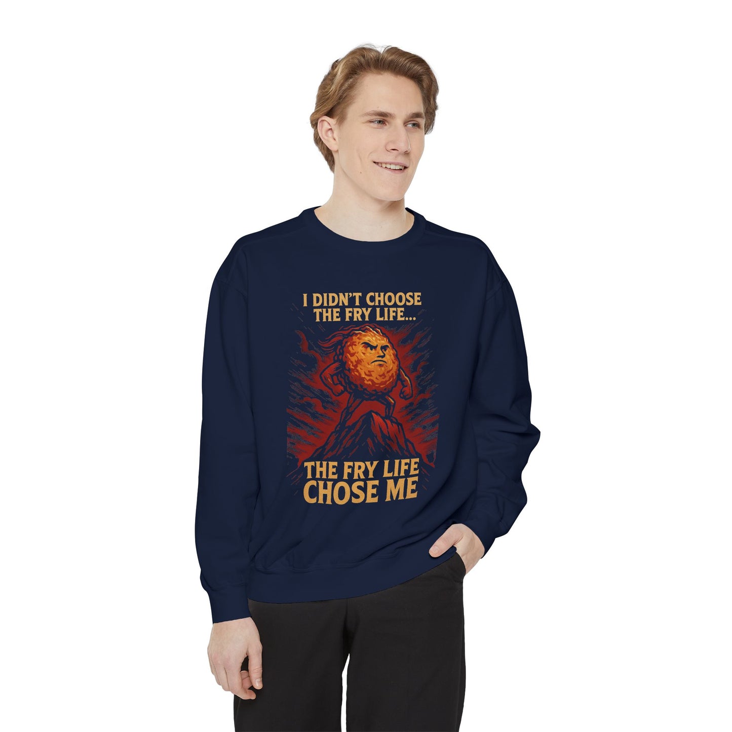 Fry Life, Chanukah Comfy Unisex Sweatshirt