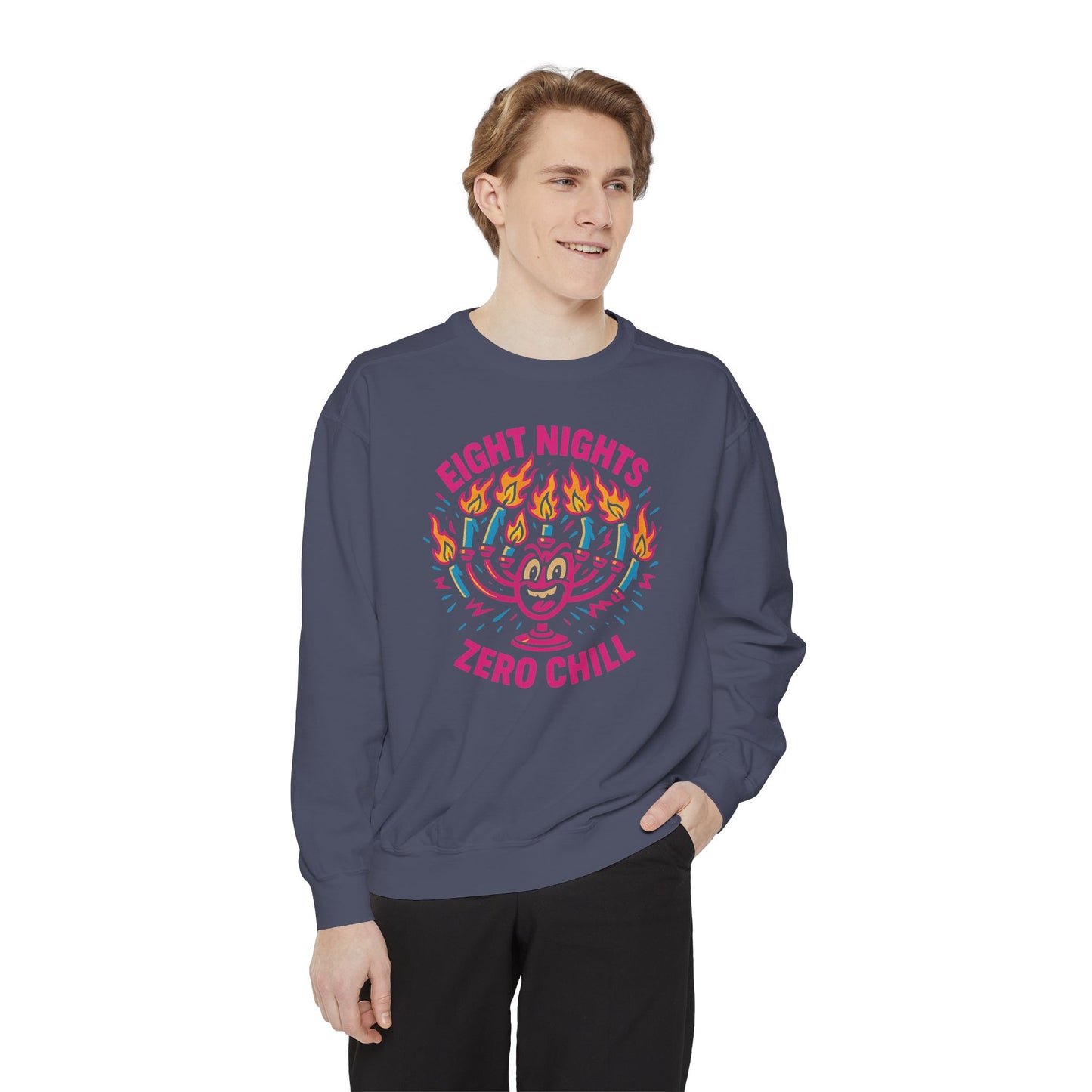 Eight nights - Hannukah Swag Comfy Unisex Sweatshirt