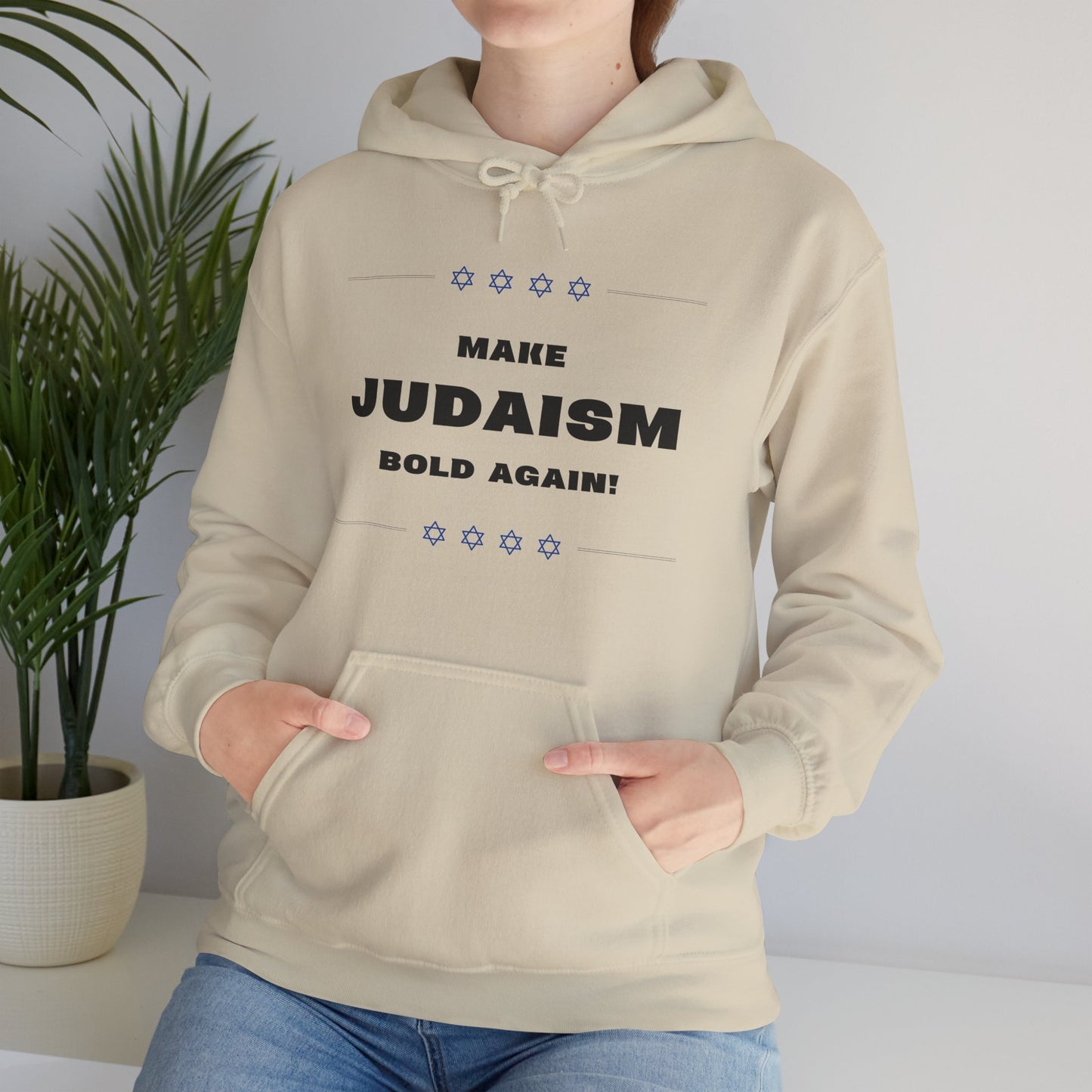 Make Judaism Bold Again! (Unisex) hoodie - Jewish/Israel Pride
