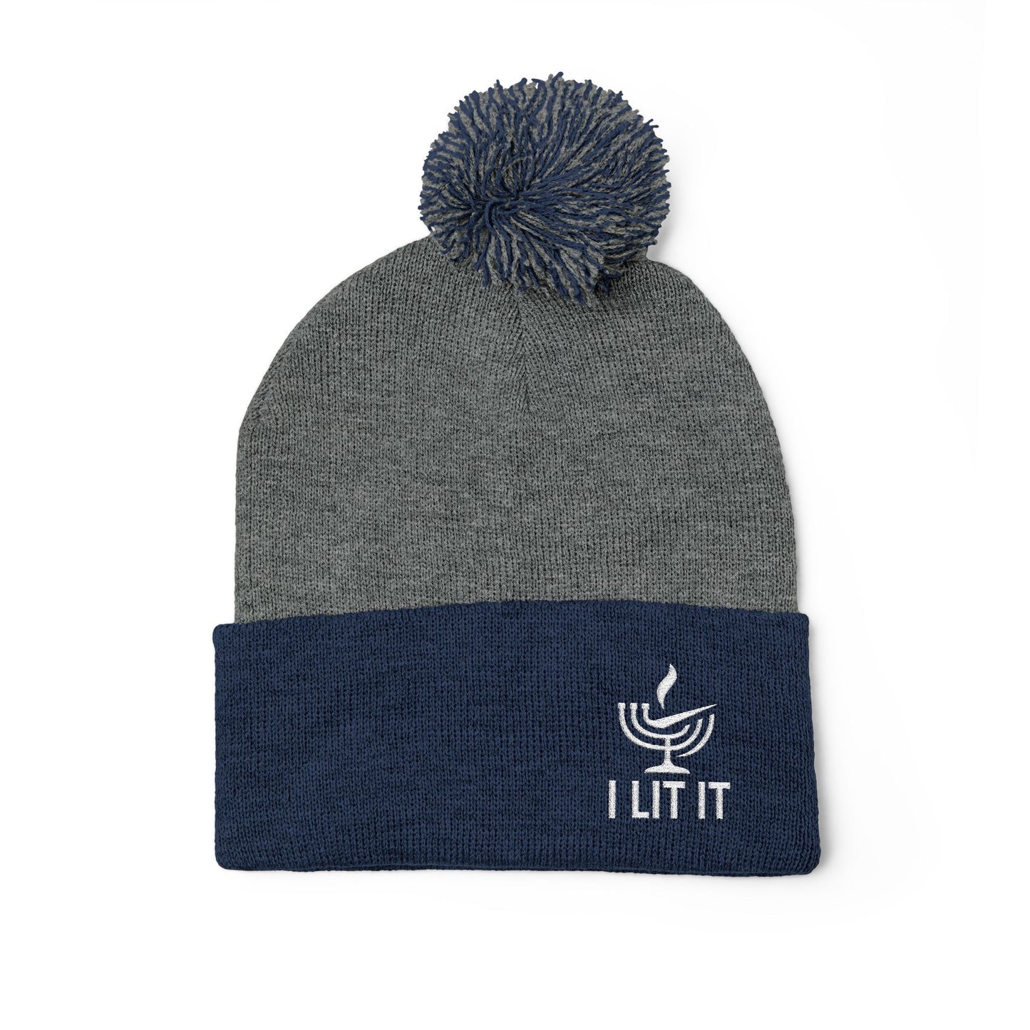I LIT IT — Cozy Winter Beanie Unisex