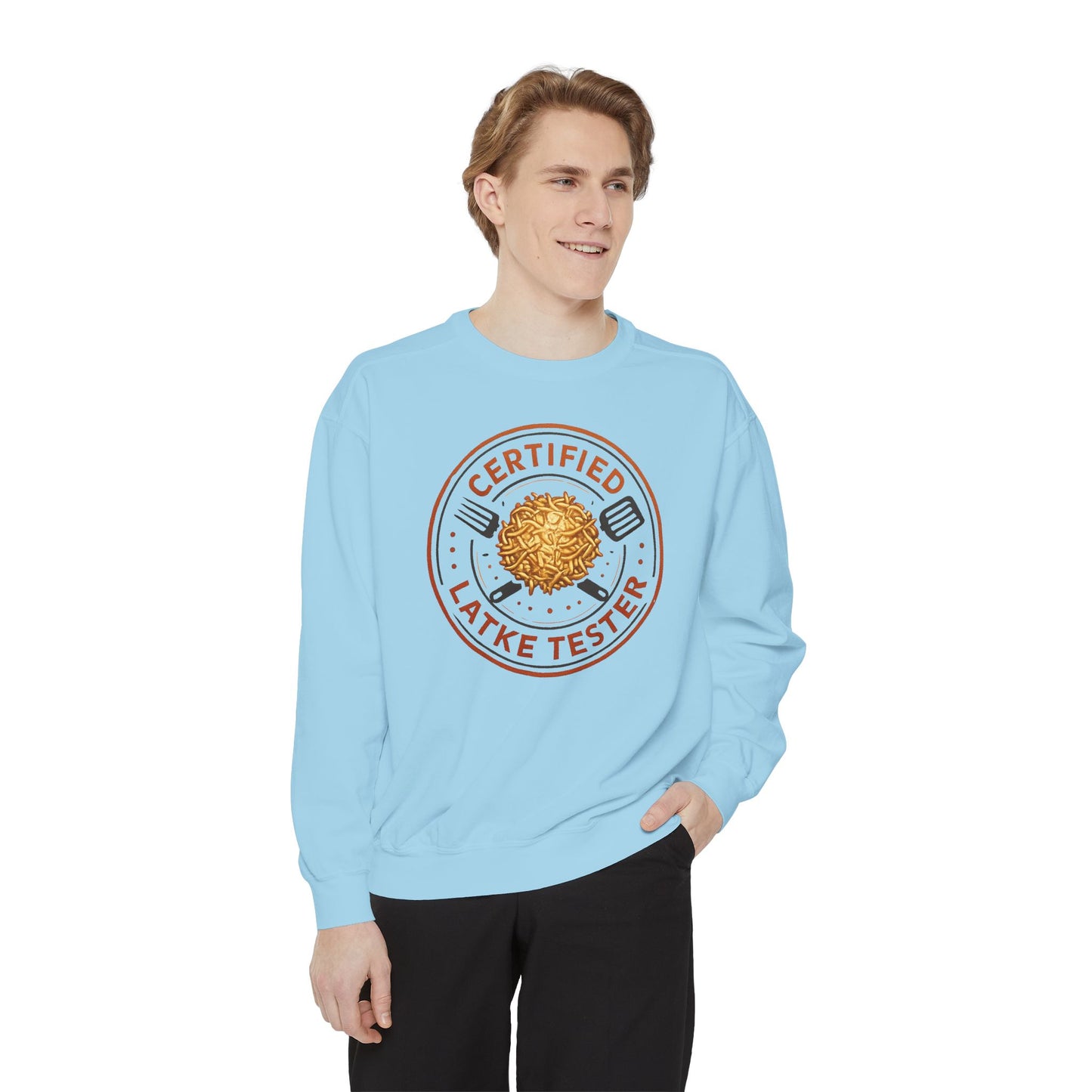 Certified Latke Tester - Hannukah Swag Comfy Unisex Sweatshirt