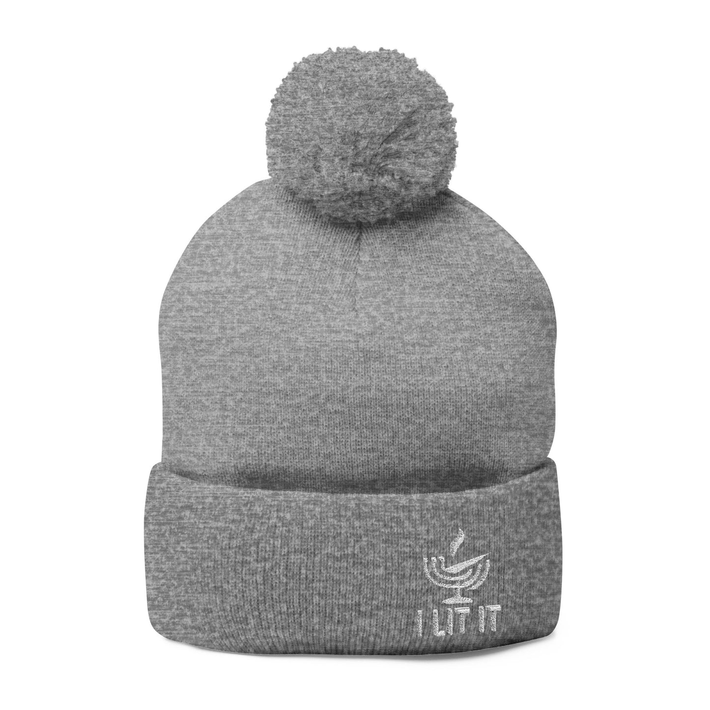 I LIT IT — Cozy Winter Beanie Unisex