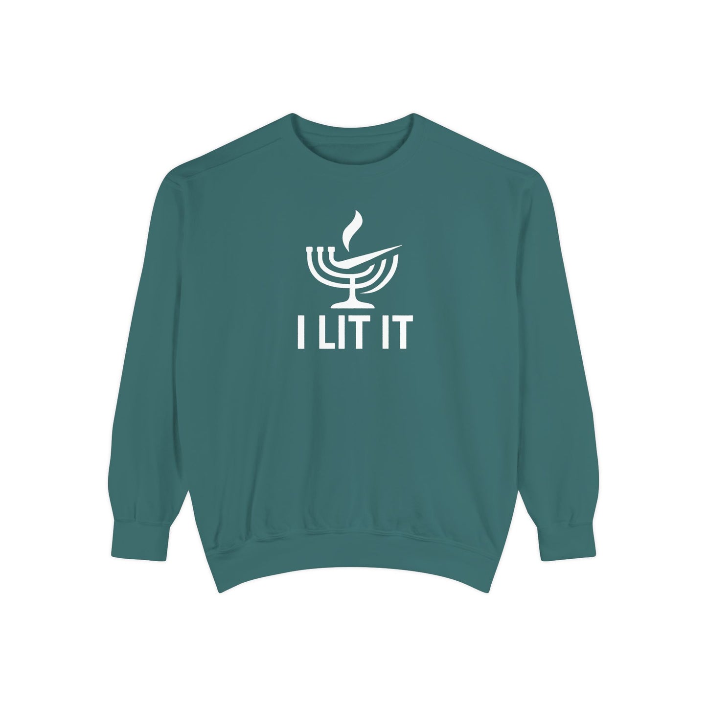 Get Lit Nike - Zero Chill - Hannukah Swag Comfy Unisex Sweatshirt