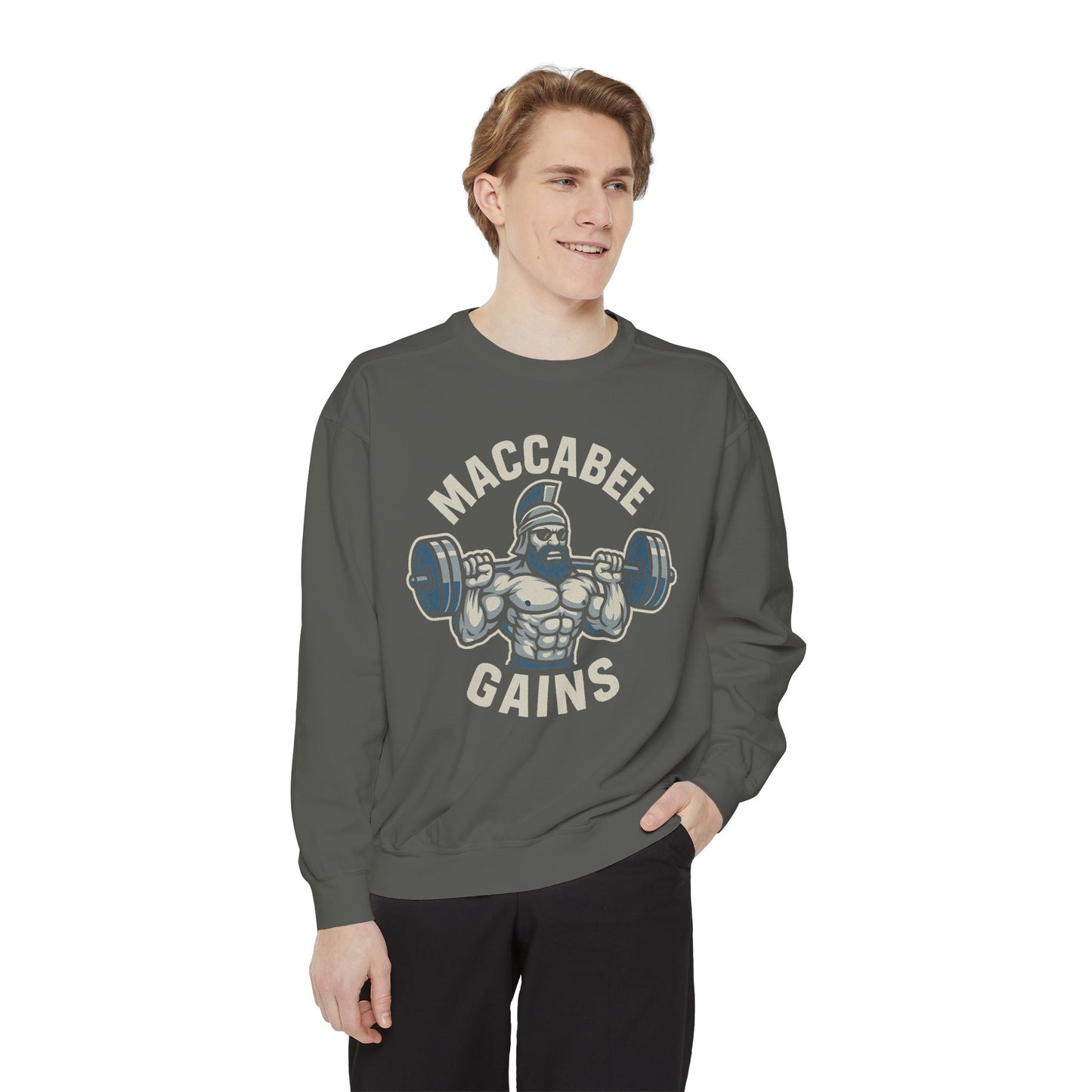 Maccabee Gains - Hannukah Swag Comfy Unisex Sweatshirt