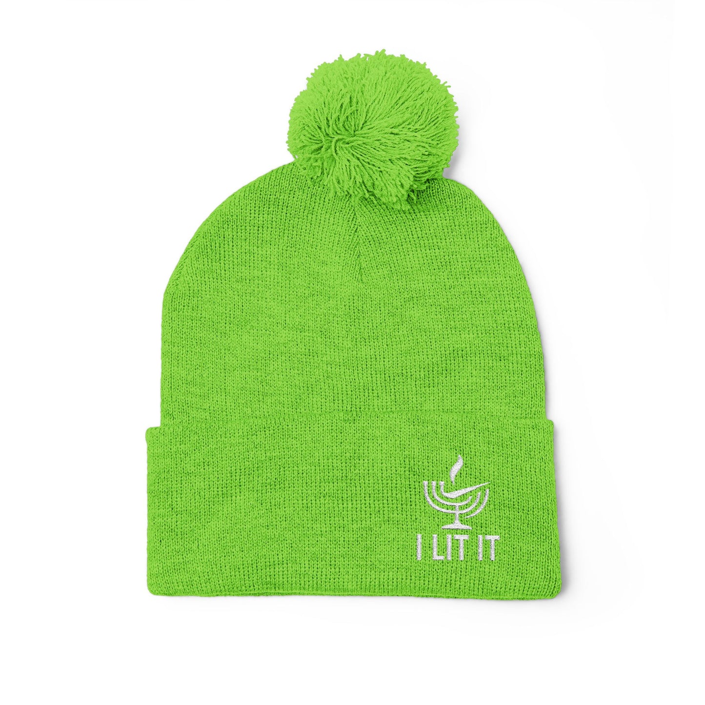 I LIT IT — Cozy Winter Beanie Unisex