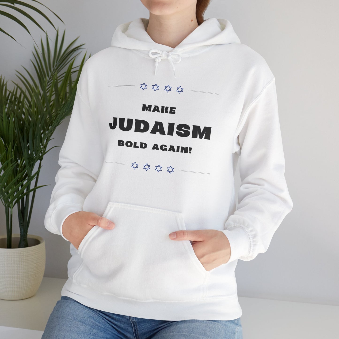 Make Judaism Bold Again! (Unisex) hoodie - Jewish/Israel Pride