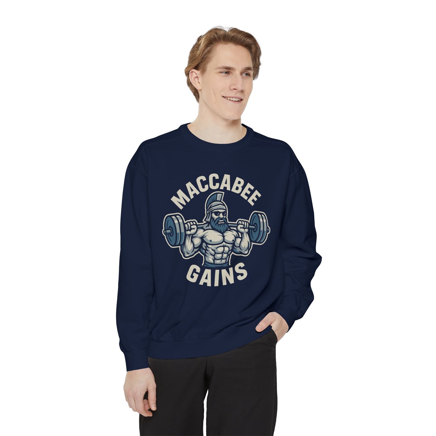 Maccabee Gains - Hannukah Swag Comfy Unisex Sweatshirt