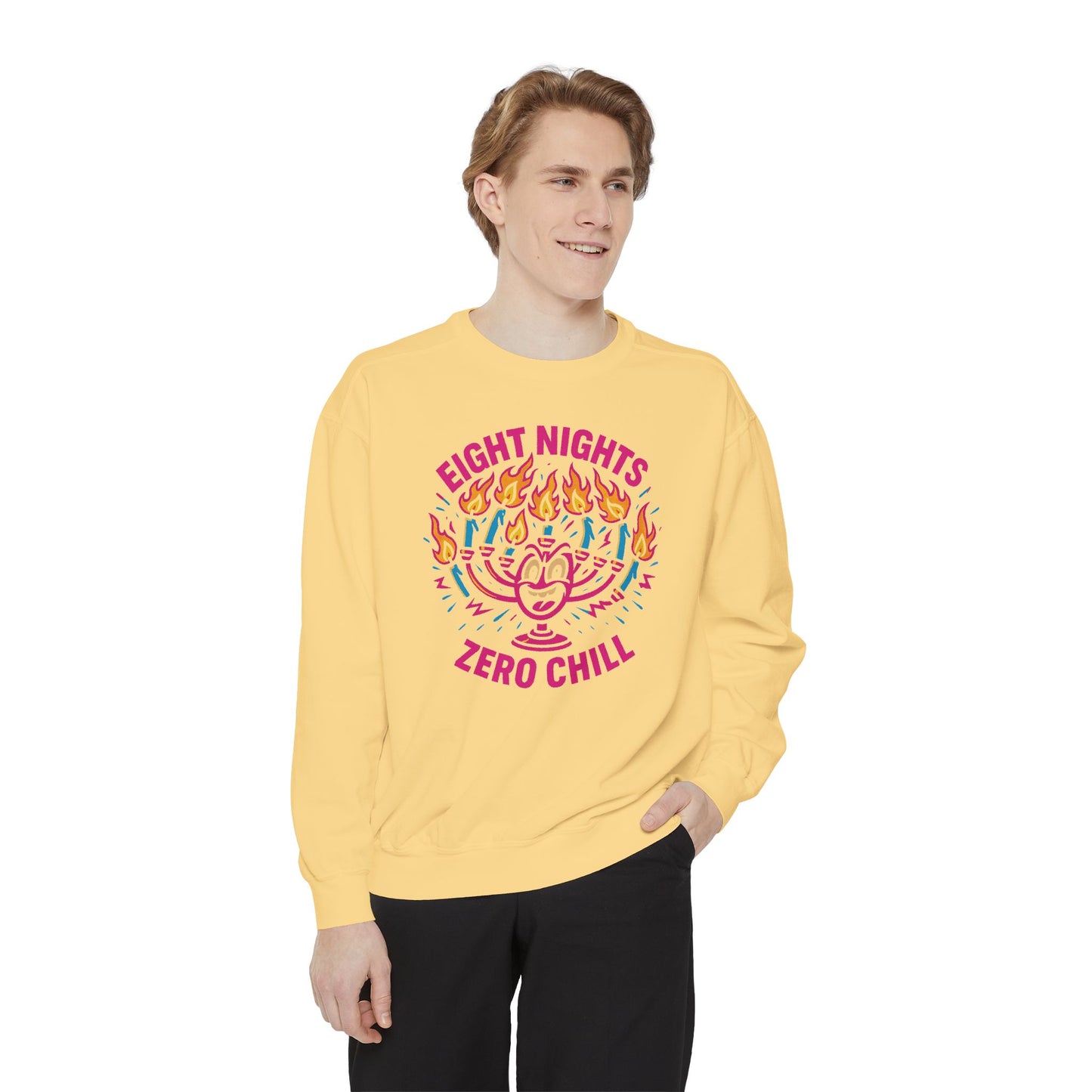 Eight nights - Hannukah Swag Comfy Unisex Sweatshirt