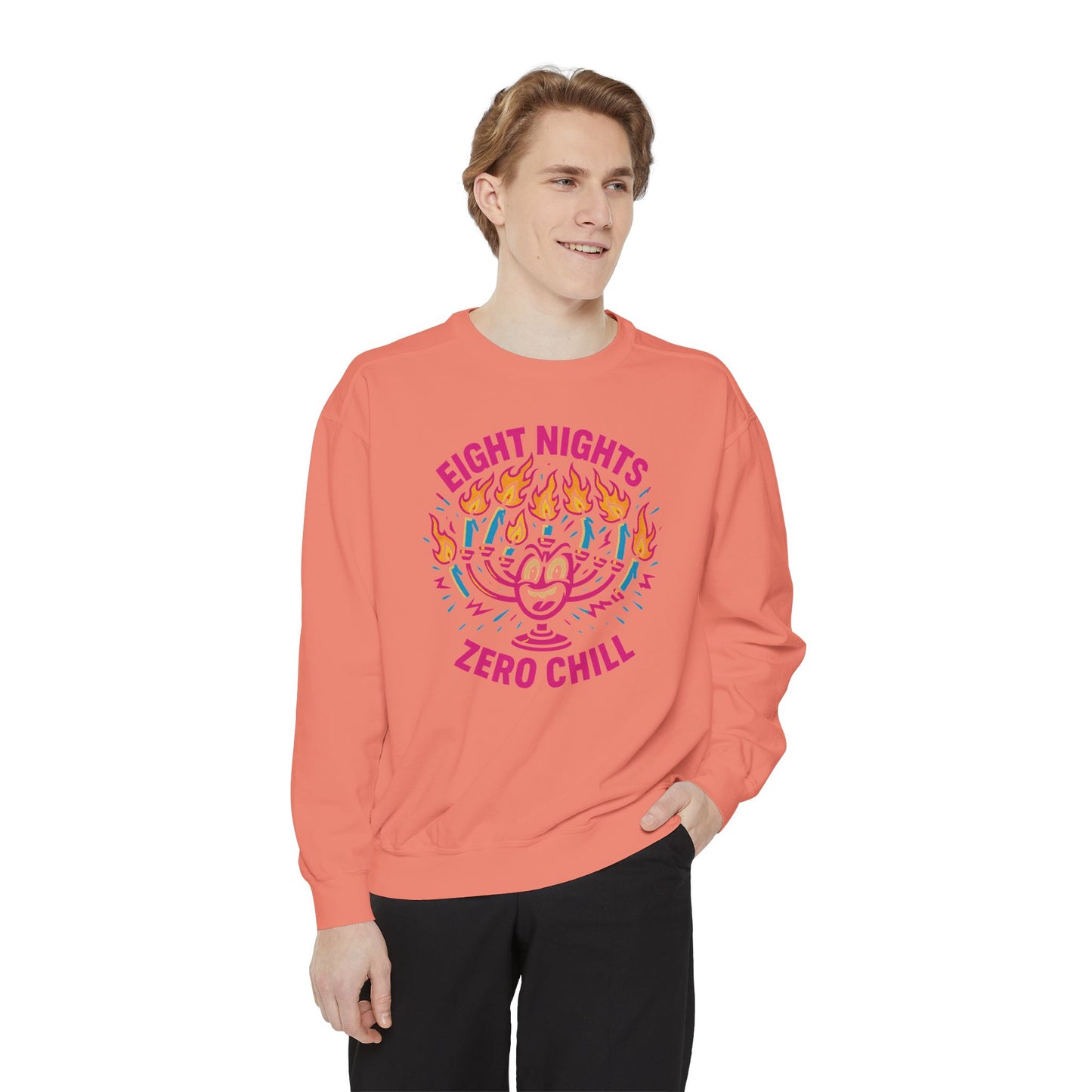 Eight nights - Hannukah Swag Comfy Unisex Sweatshirt