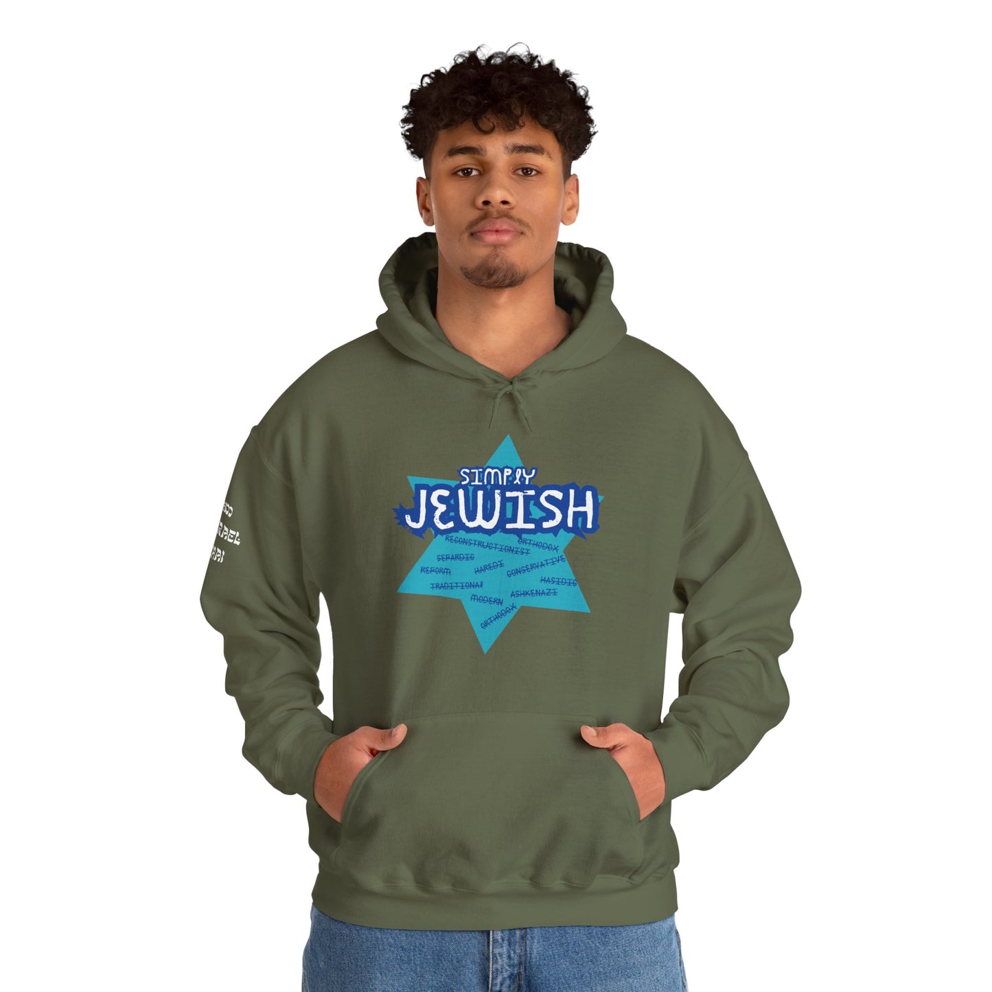 Simply Jewish (Unisex) hoodie - Jewish/Israel Pride