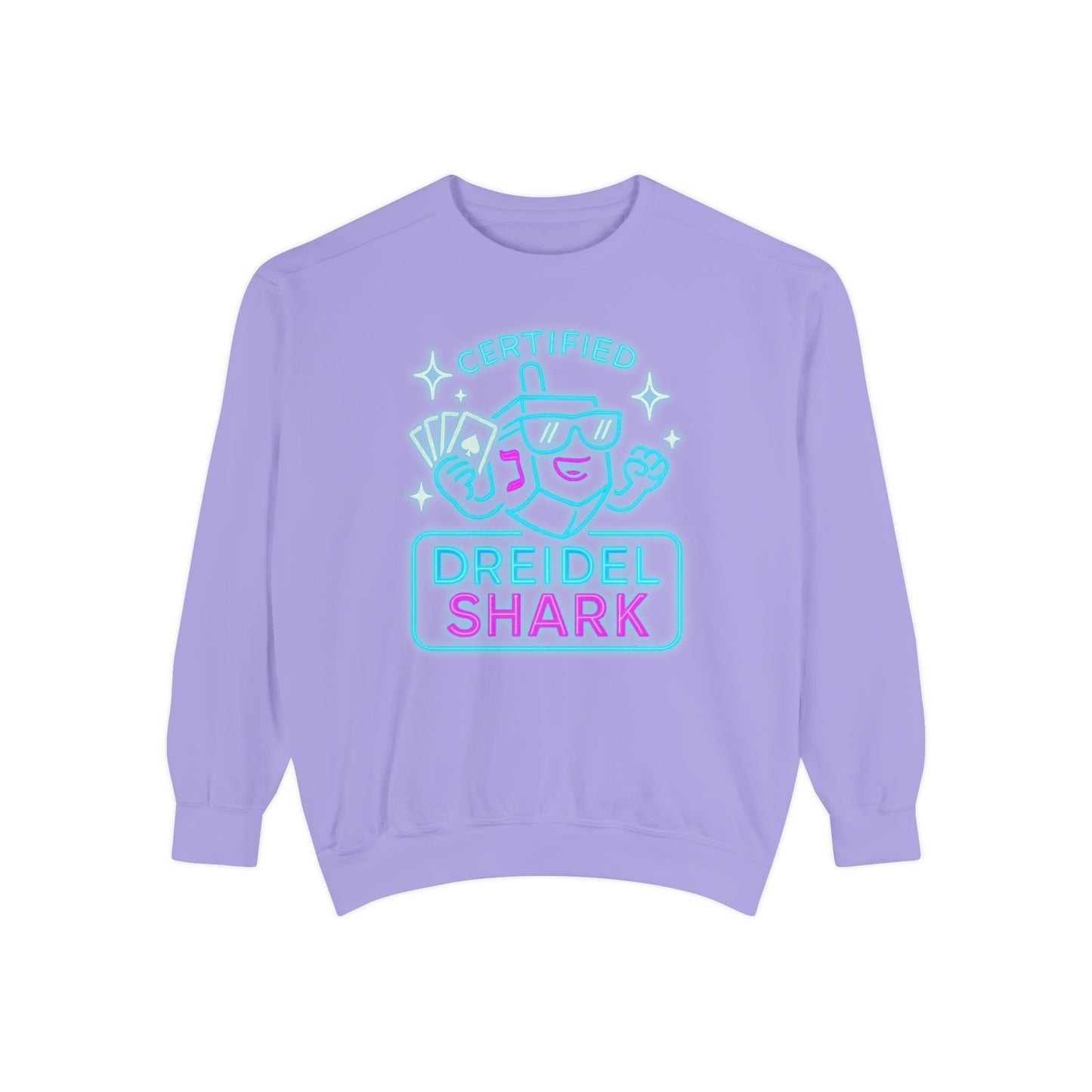 Dreidel Shark - Zero Chill - Hannukah Swag Comfy Unisex Sweatshirt