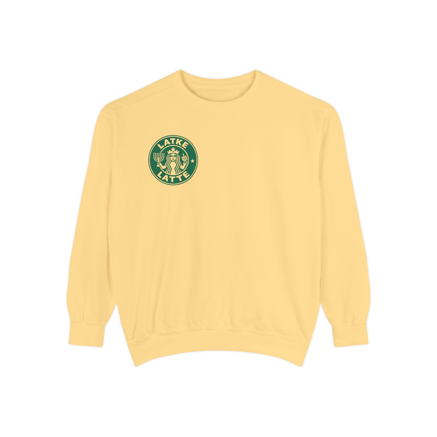 Latke Latte - Hannukah Swag Comfy Unisex Sweatshirt