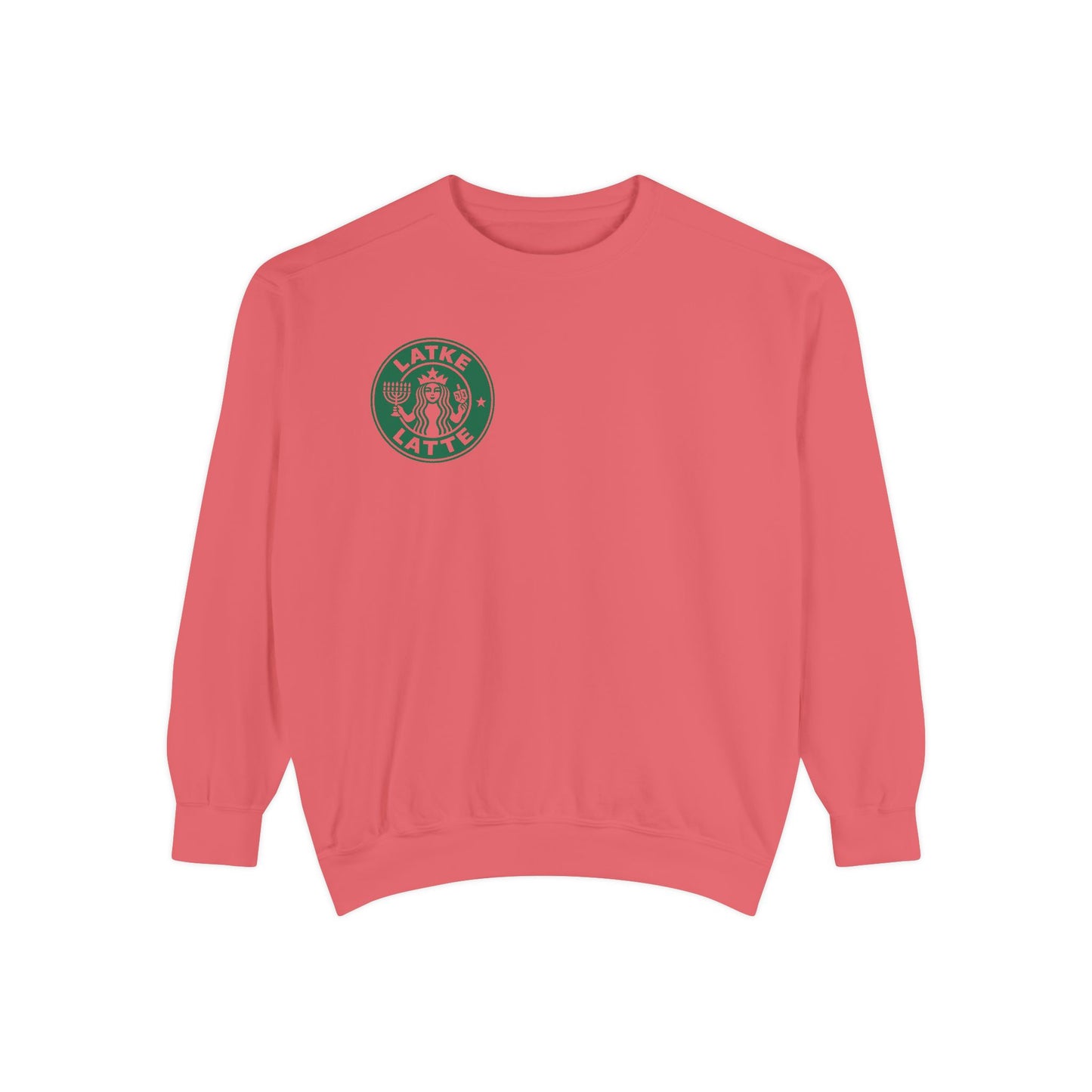 Latke Latte - Hannukah Swag Comfy Unisex Sweatshirt