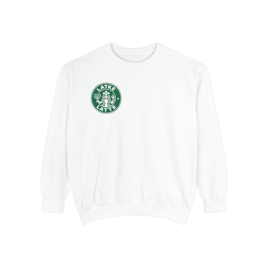 Latke Latte - Hannukah Swag Comfy Unisex Sweatshirt