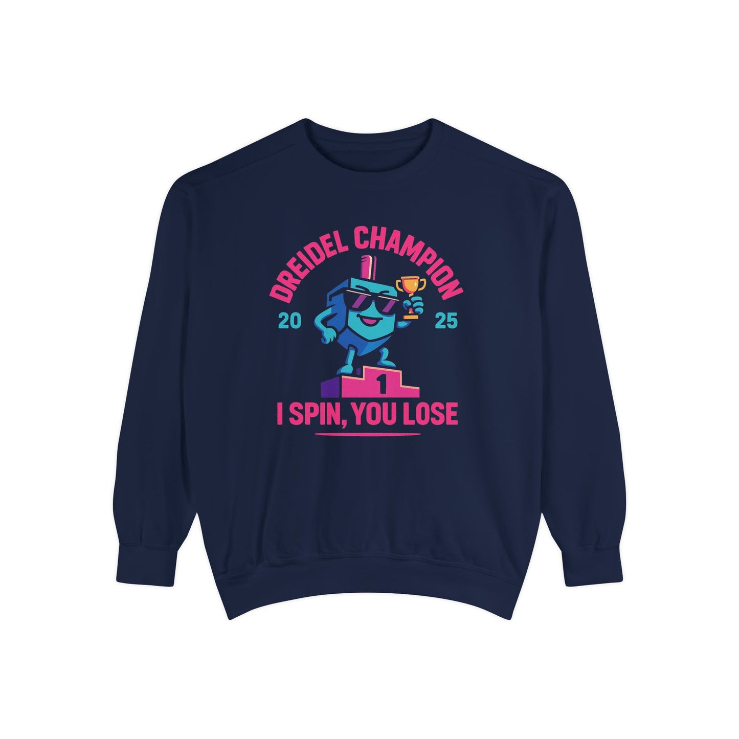 Dreidel Champion - Hannukah Swag Comfy Unisex Sweatshirt