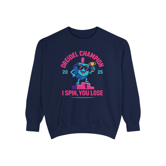 Dreidel Champion - Hannukah Swag Comfy Unisex Sweatshirt