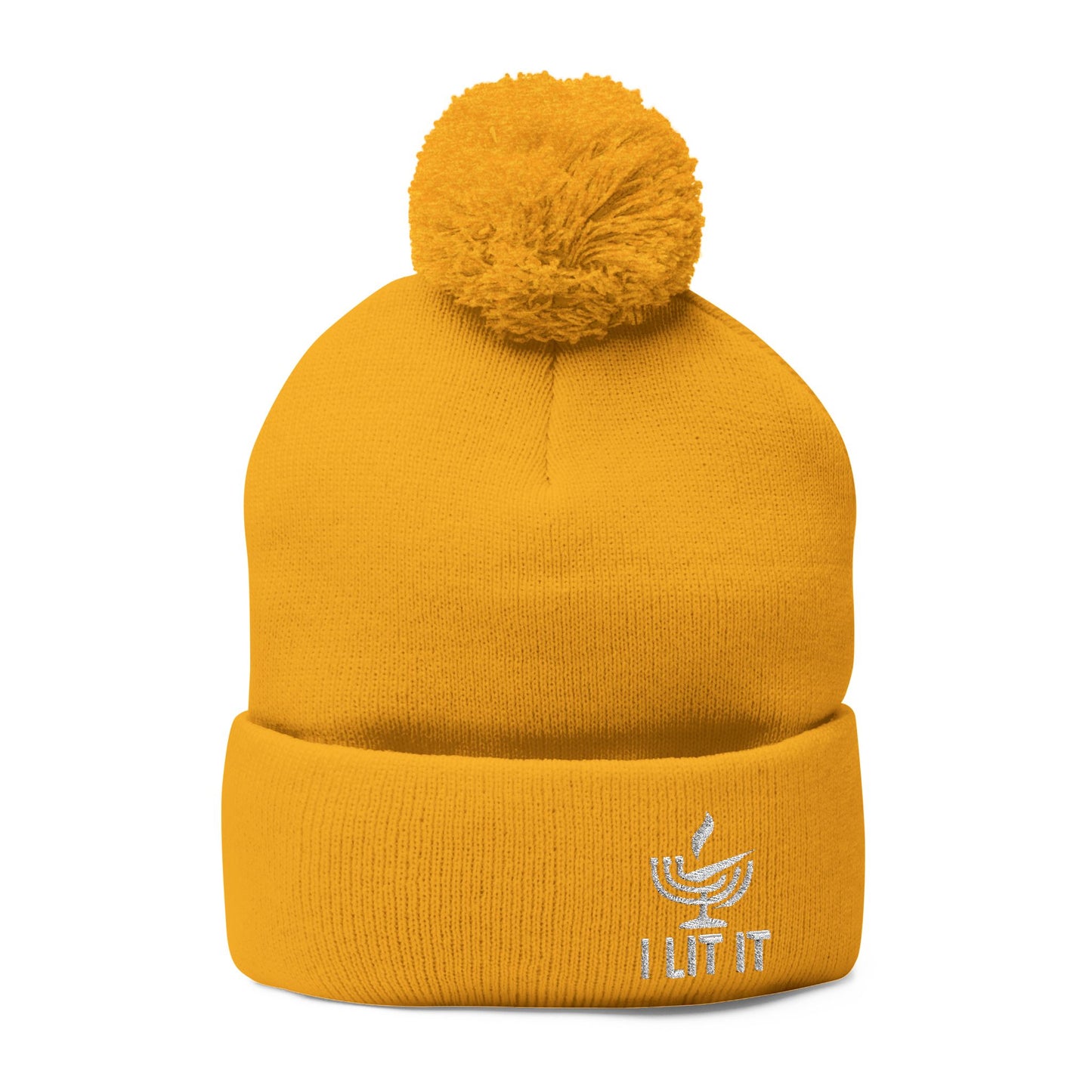 I LIT IT — Cozy Winter Beanie Unisex