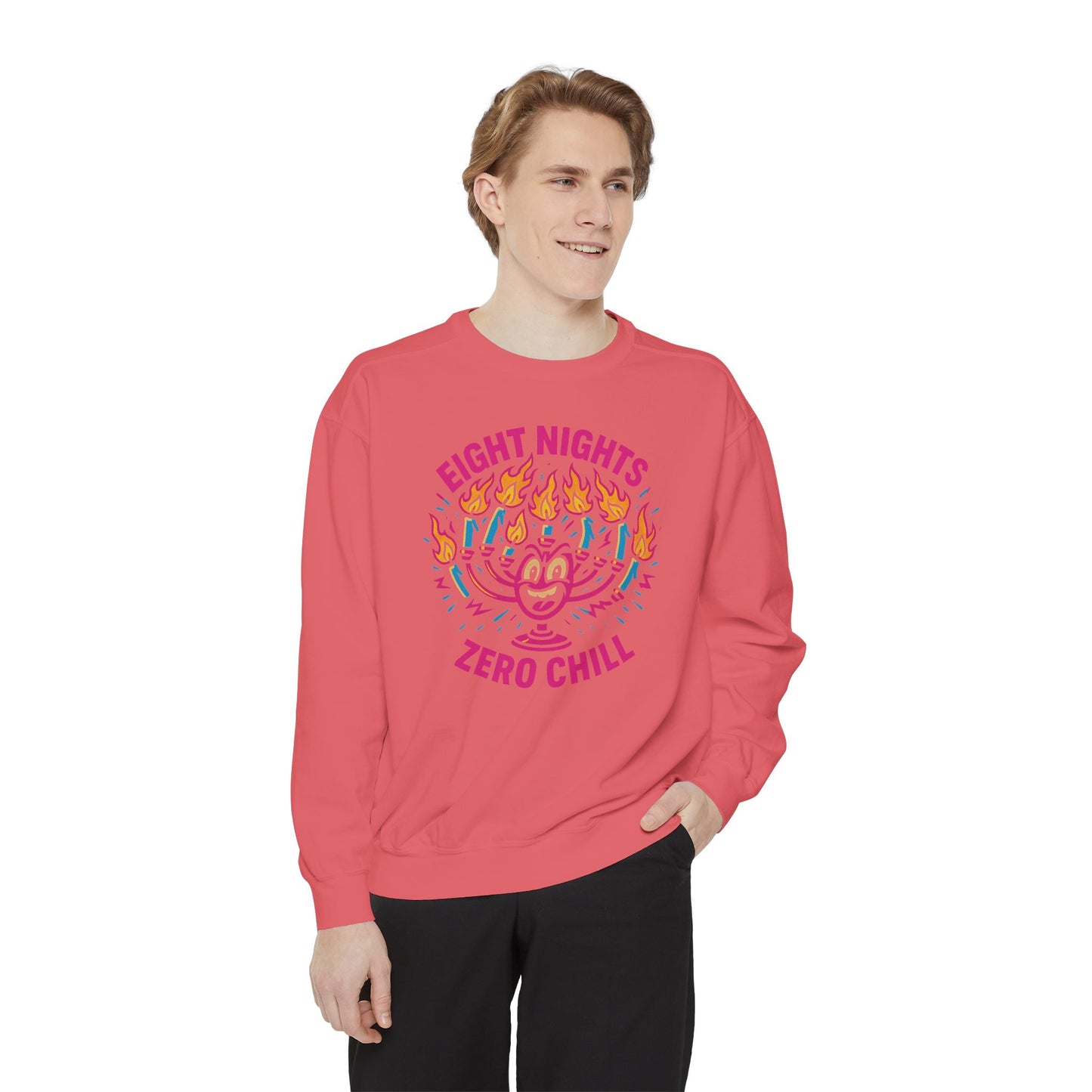Eight nights - Hannukah Swag Comfy Unisex Sweatshirt