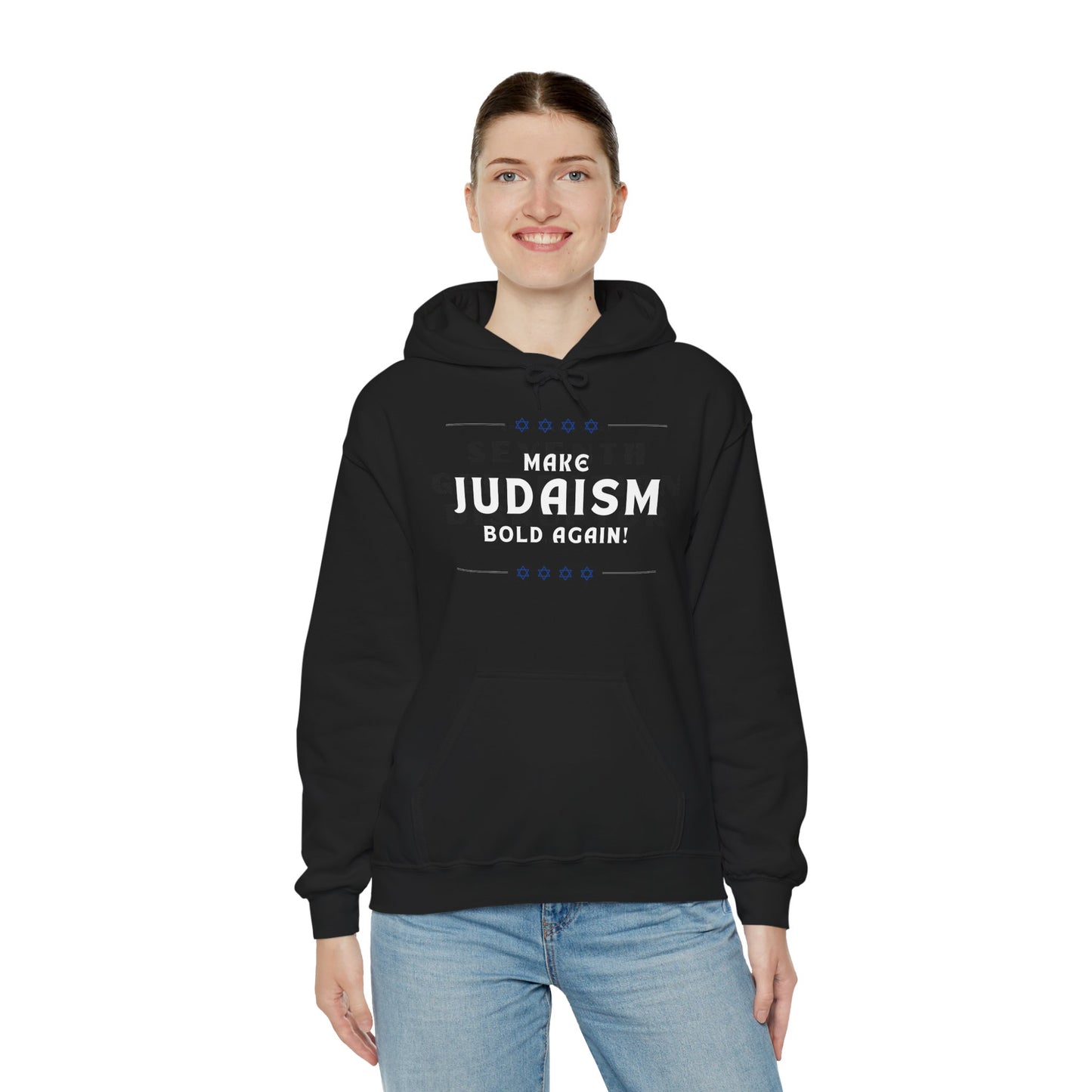 Make Judaism Bold Again! (Unisex) hoodie - Jewish/Israel Pride