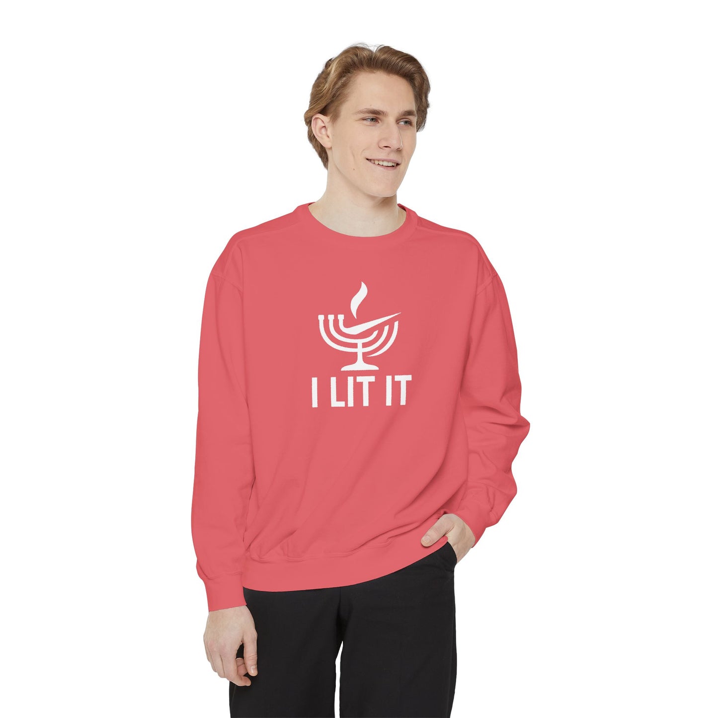 Get Lit Nike - Zero Chill - Hannukah Swag Comfy Unisex Sweatshirt
