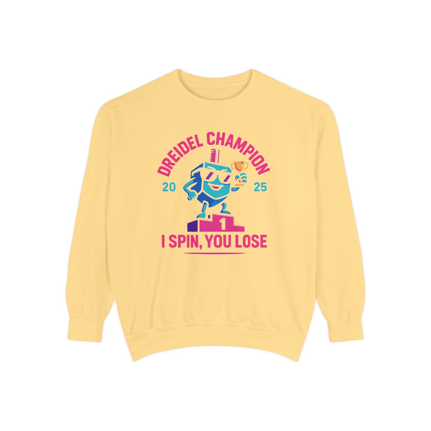 Dreidel Champion - Hannukah Swag Comfy Unisex Sweatshirt