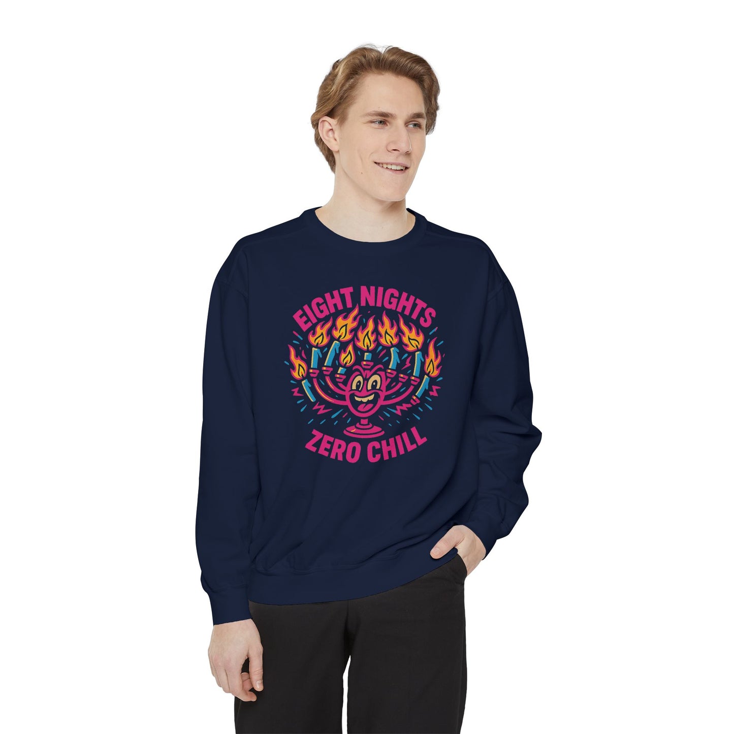 Eight nights - Hannukah Swag Comfy Unisex Sweatshirt