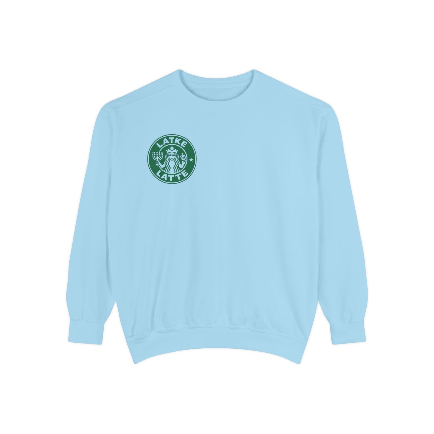 Latke Latte - Hannukah Swag Comfy Unisex Sweatshirt