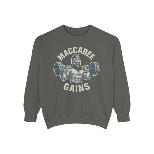 Maccabee Gains - Hannukah Swag Comfy Unisex Sweatshirt