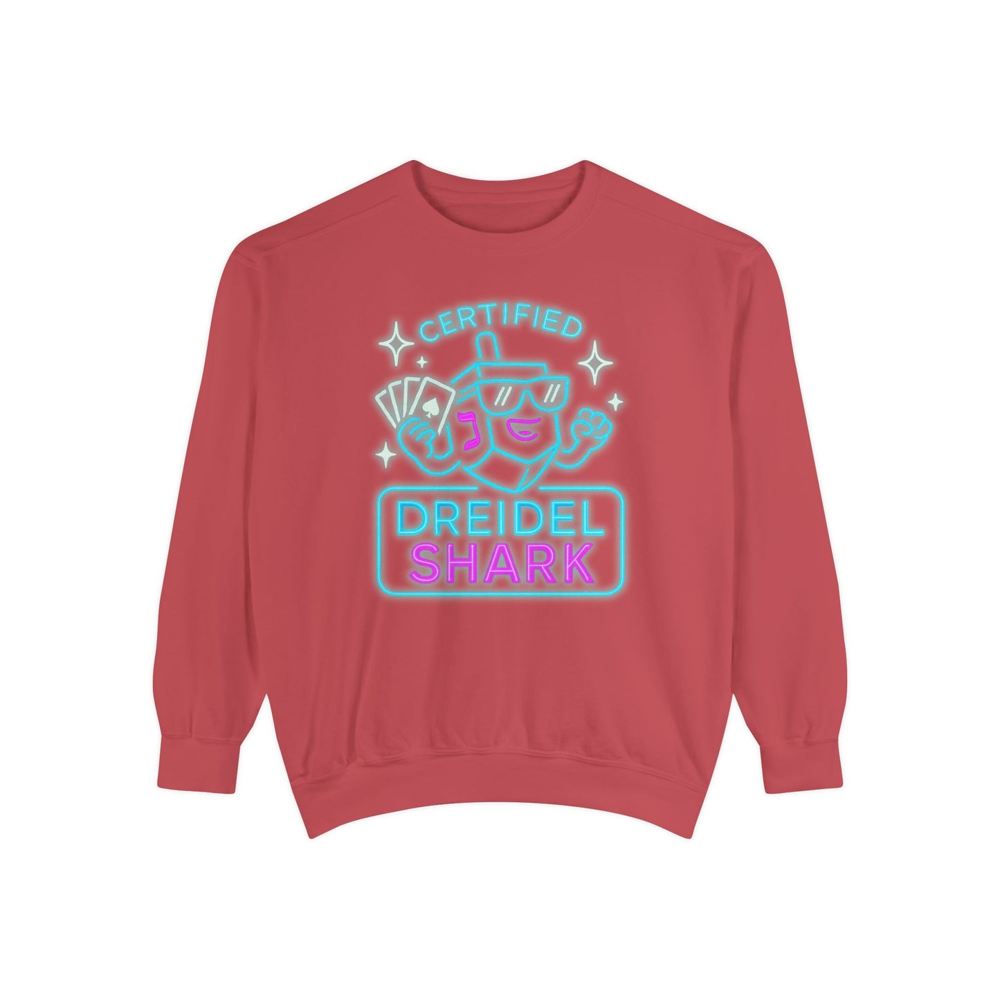 Dreidel Shark - Zero Chill - Hannukah Swag Comfy Unisex Sweatshirt