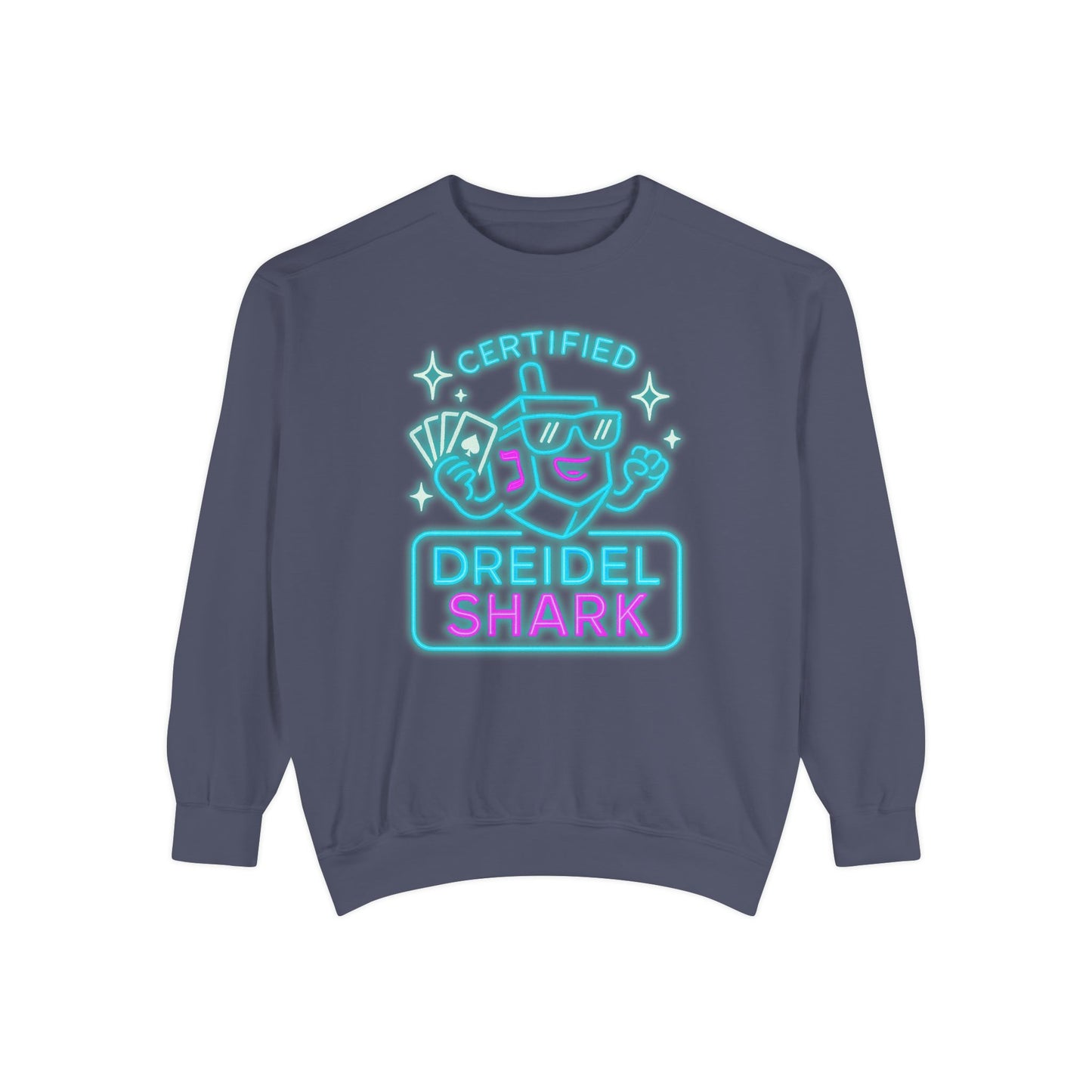 Dreidel Shark - Zero Chill - Hannukah Swag Comfy Unisex Sweatshirt